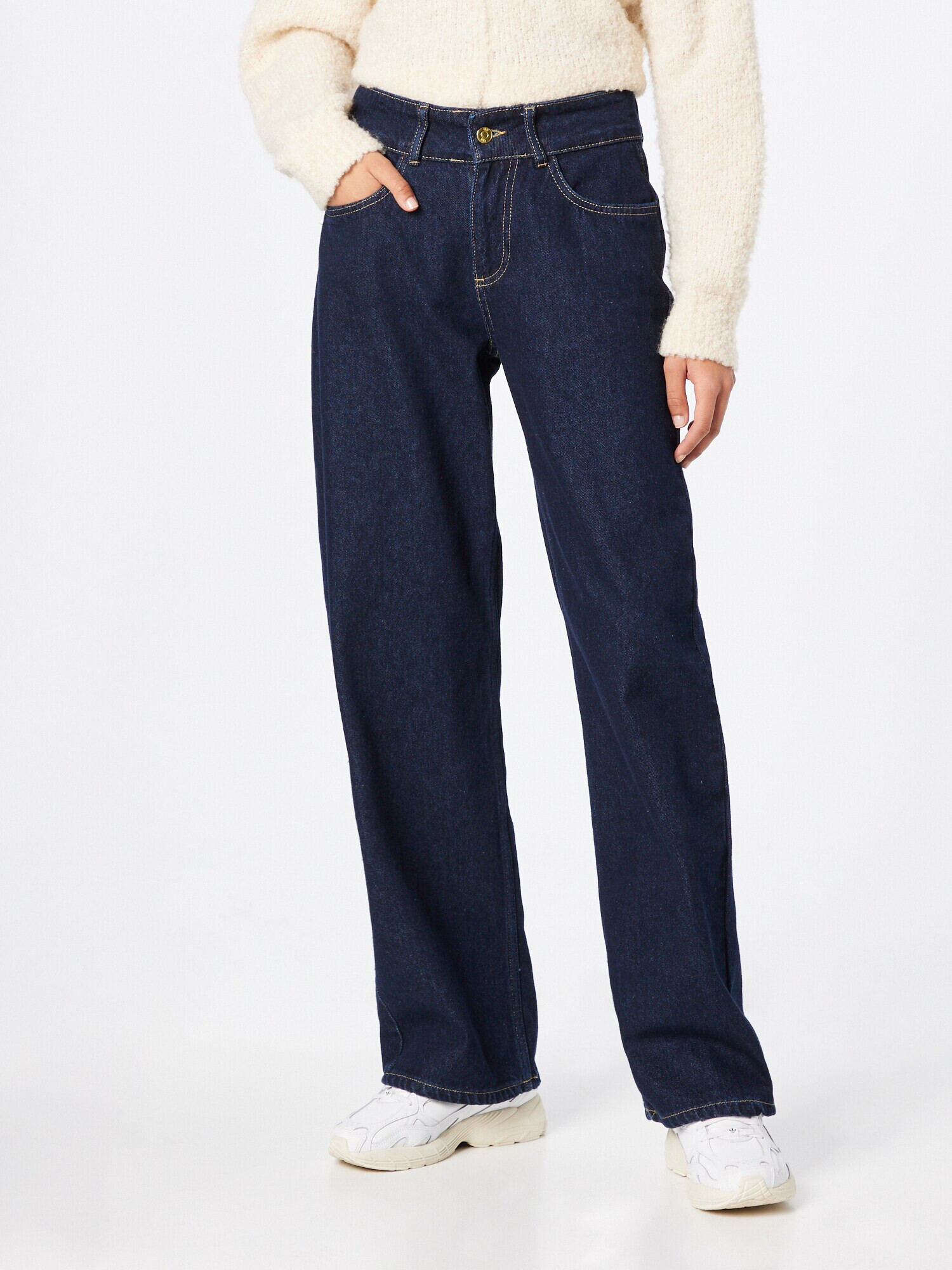 SOMETHINGNEW Jeans 'Nancy' albastru închis - Pled.ro