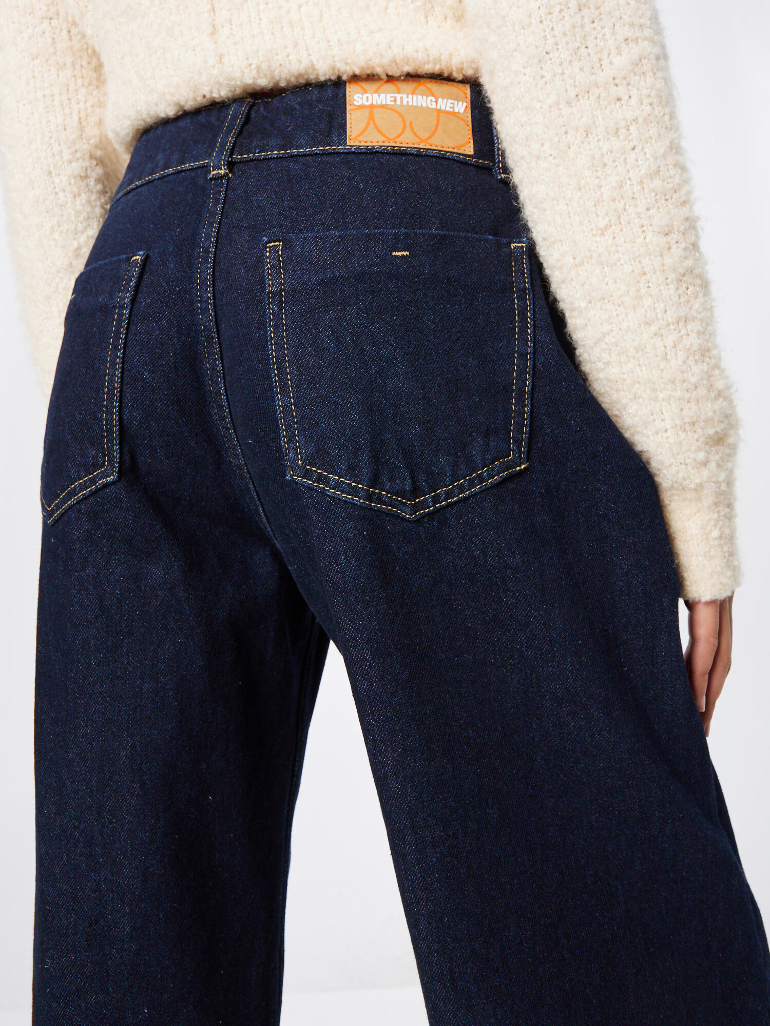 SOMETHINGNEW Jeans 'Nancy' albastru închis - Pled.ro