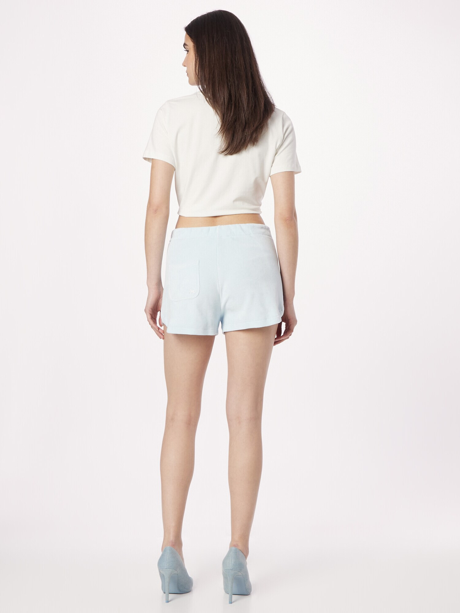 Sonia Rykiel Pantaloni albastru pastel - Pled.ro