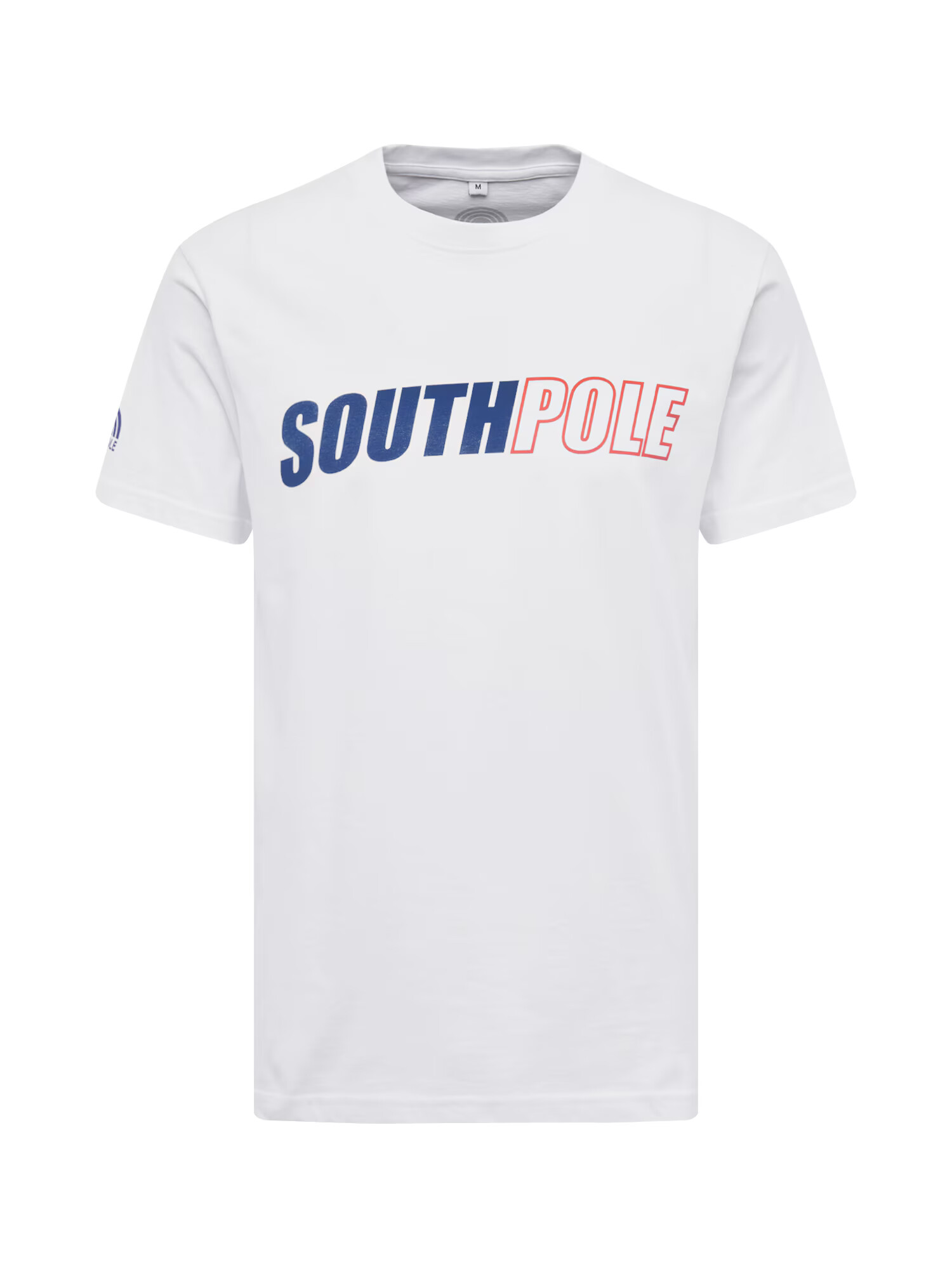 SOUTHPOLE Tricou 'Writing' albastru / roșu / alb - Pled.ro