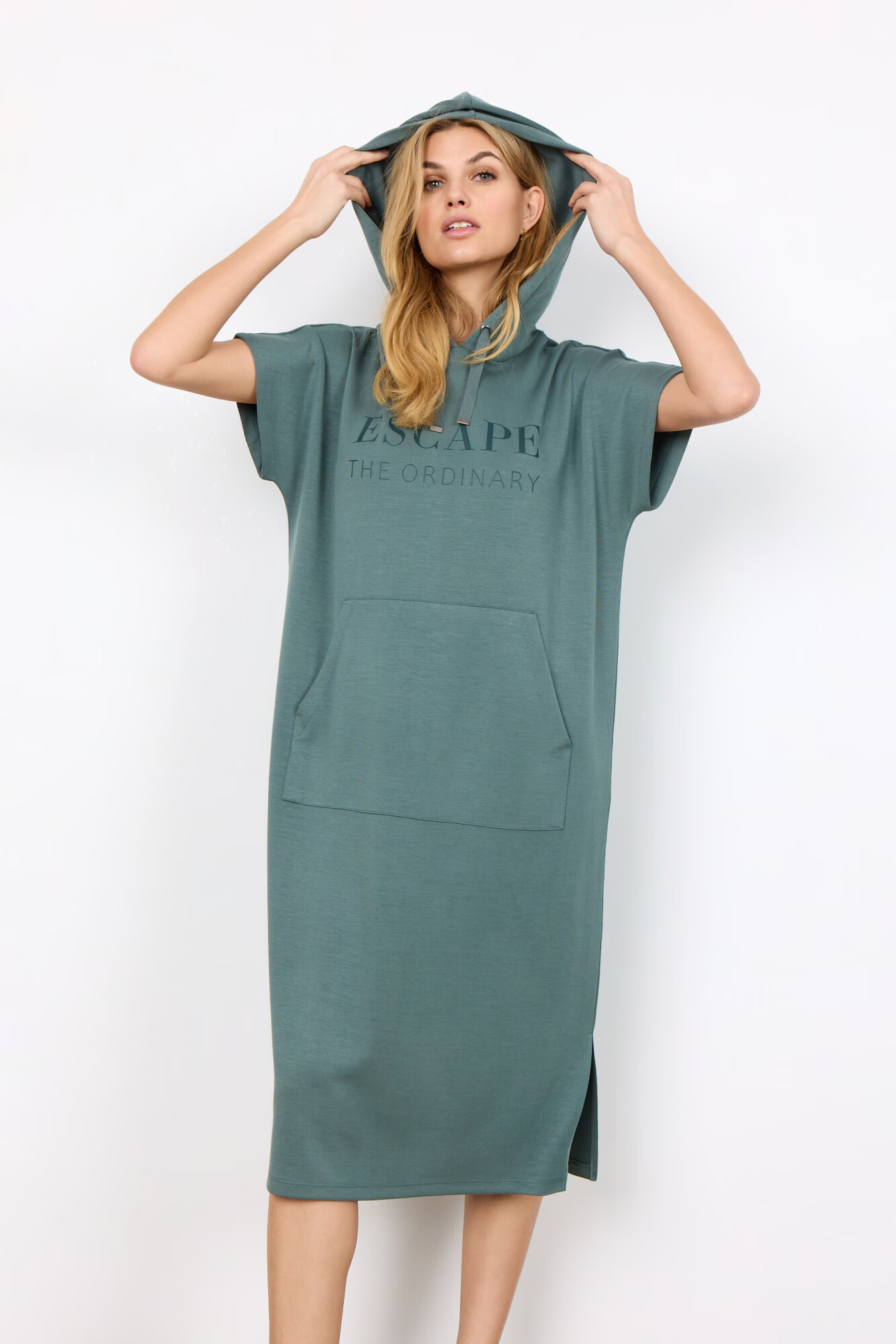 Soyaconcept Rochie 'BANU' verde smarald / verde amestecat - Pled.ro