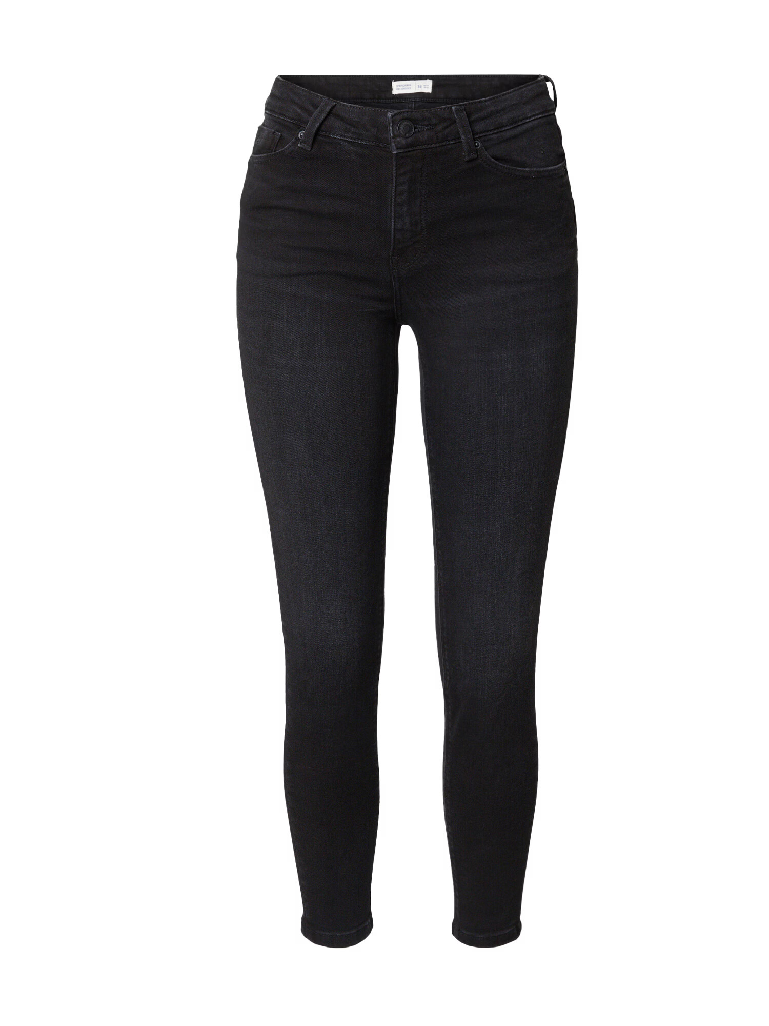 Springfield Jeans negru denim - Pled.ro