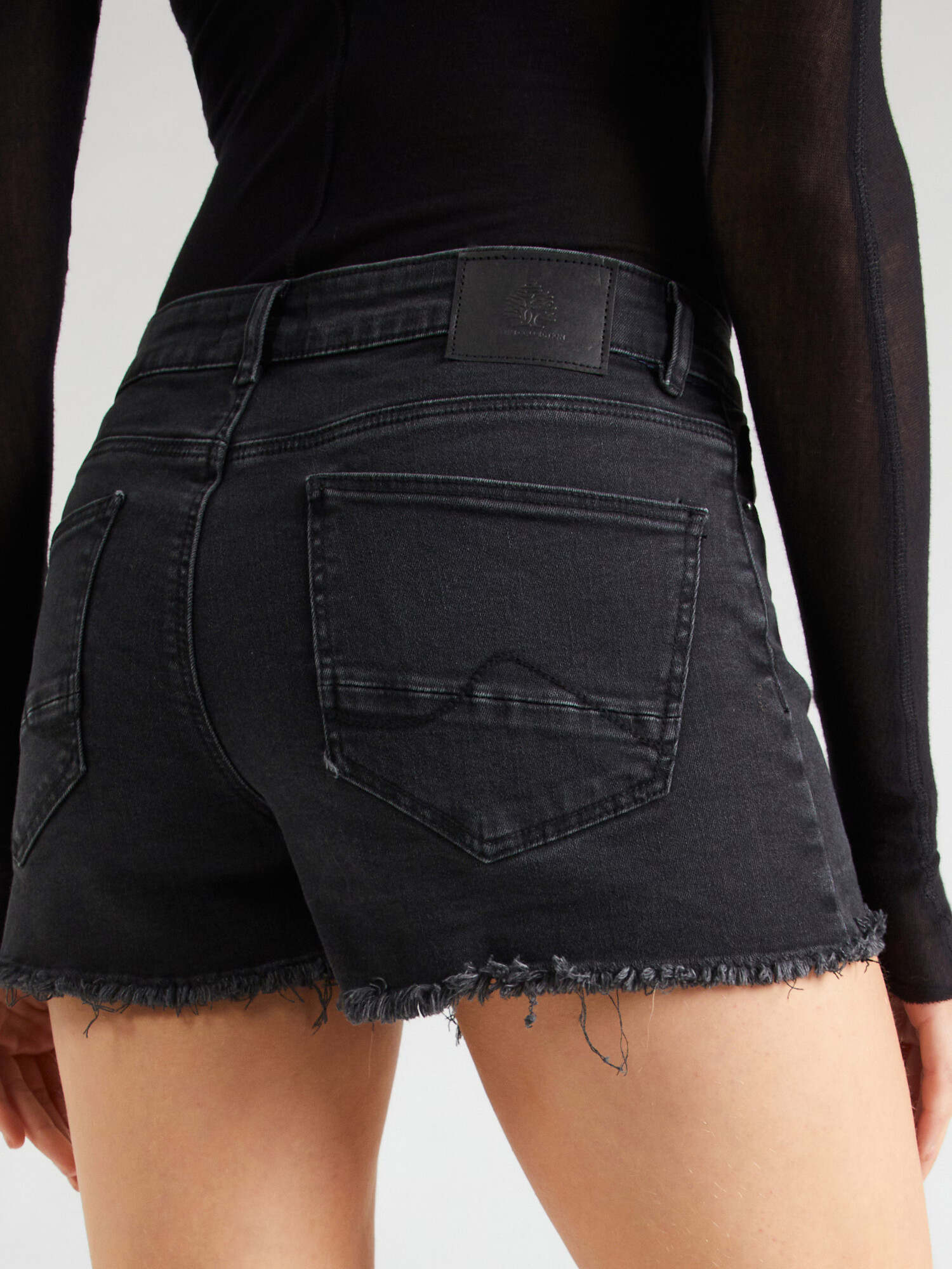 Springfield Jeans negru denim - Pled.ro