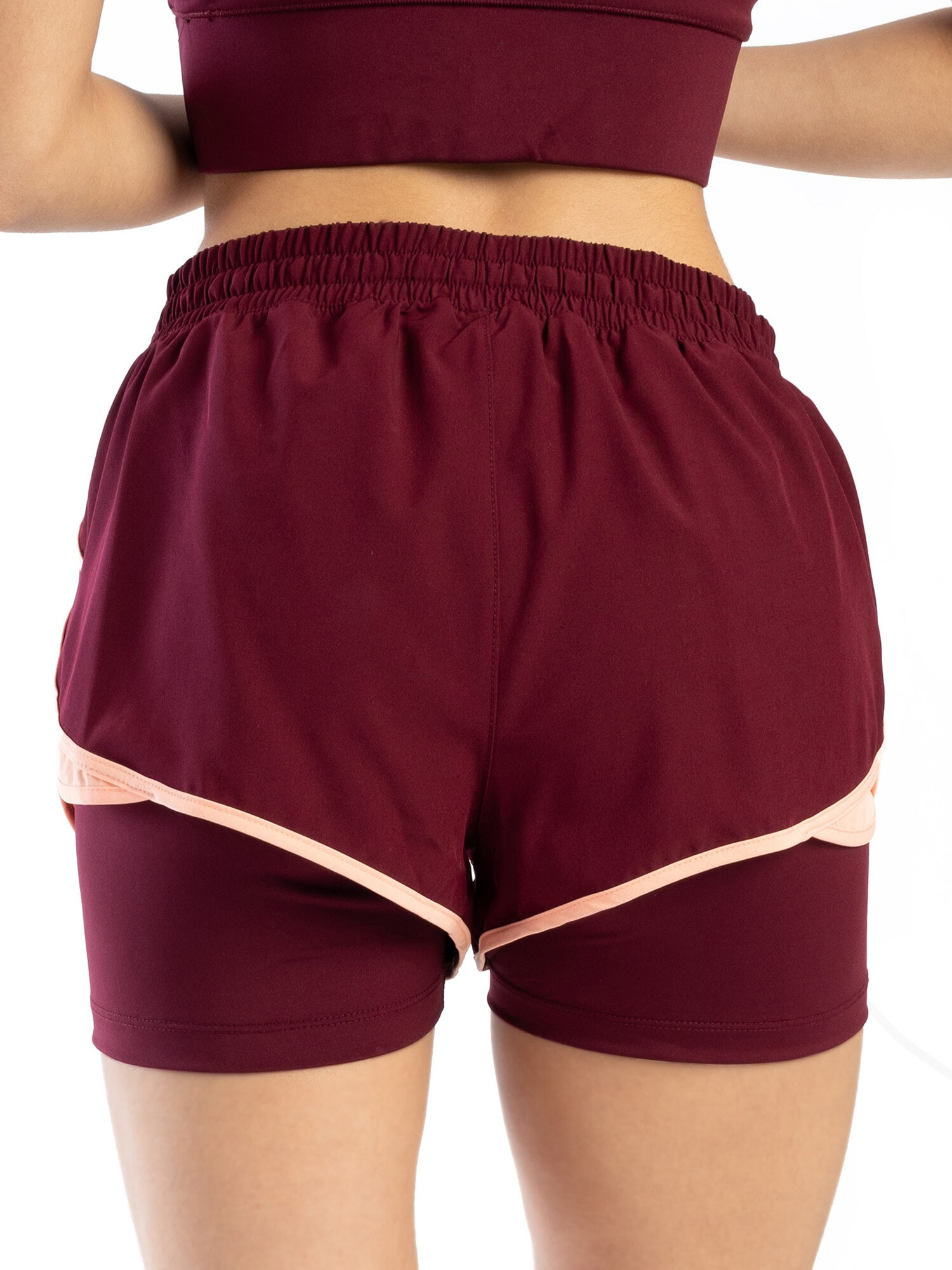 Spyder Pantaloni sport bej / roșu burgundy - Pled.ro