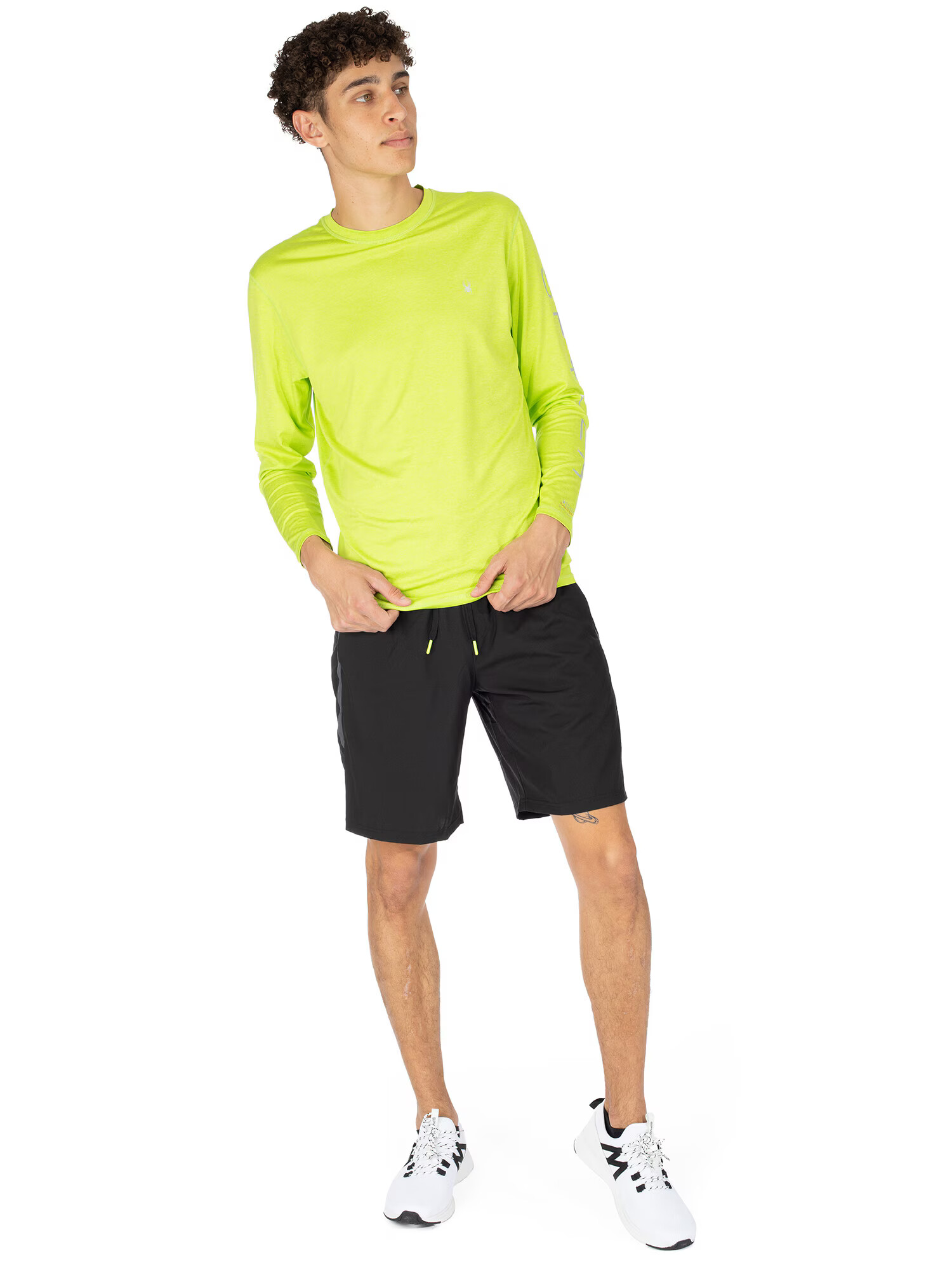 Spyder Pantaloni sport verde / negru - Pled.ro