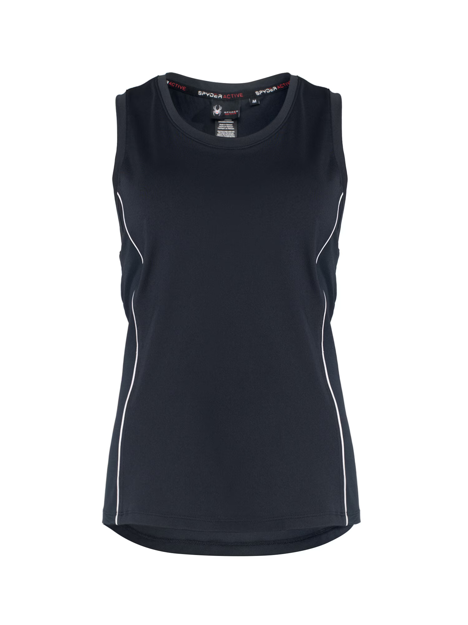 Spyder Sport top negru / alb - Pled.ro