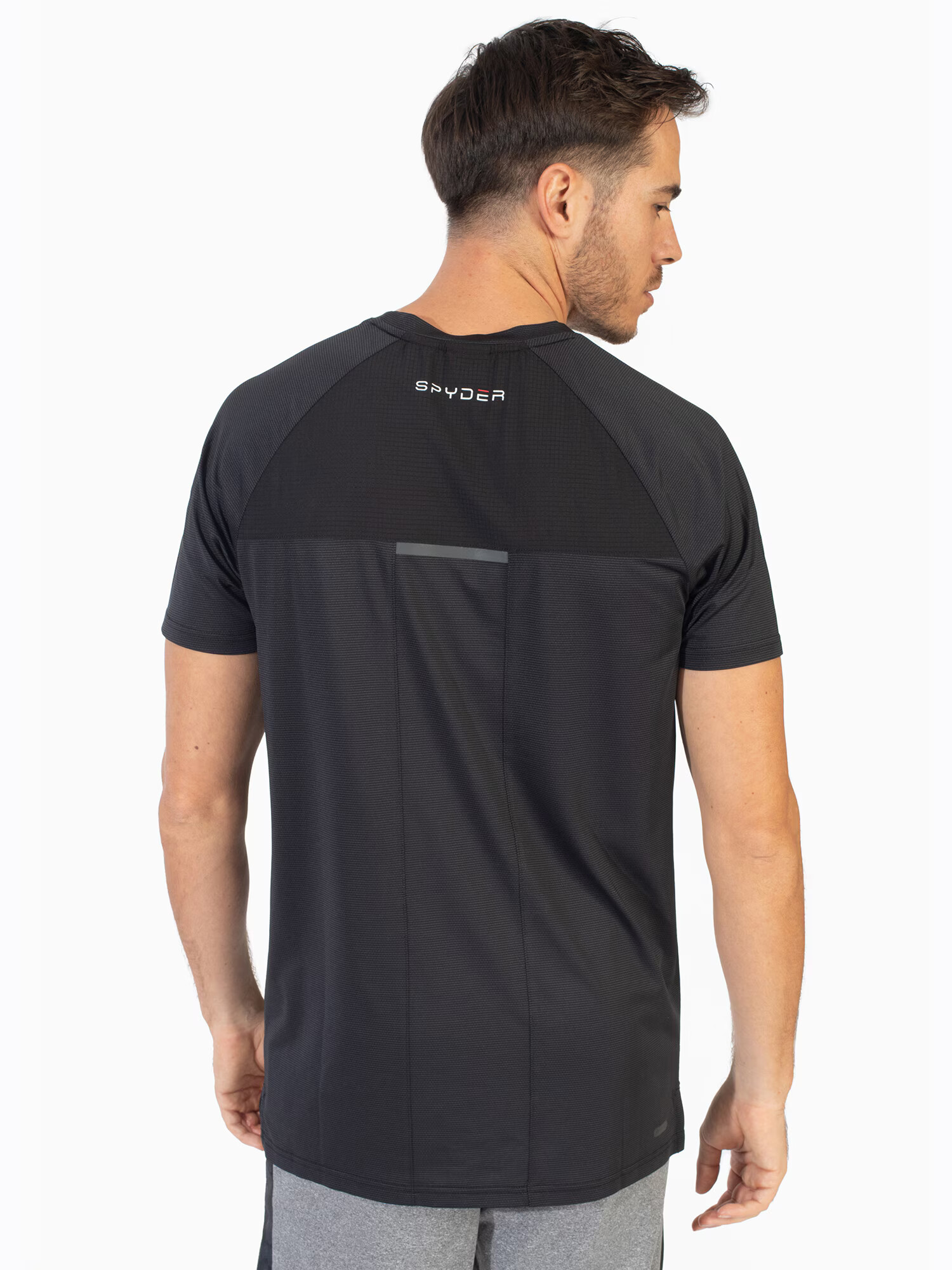 Spyder Tricou funcțional negru - Pled.ro