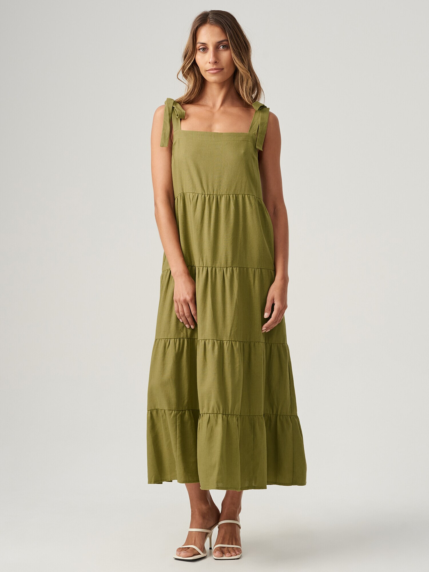 St MRLO Rochie 'LENNOX' verde - Pled.ro