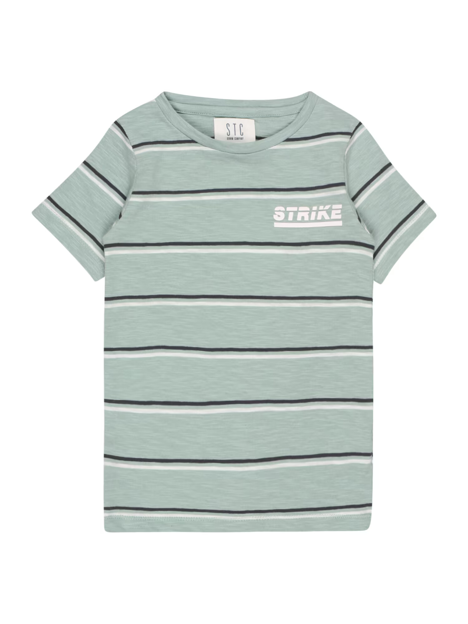 STACCATO Tricou verde mentă / negru / alb - Pled.ro