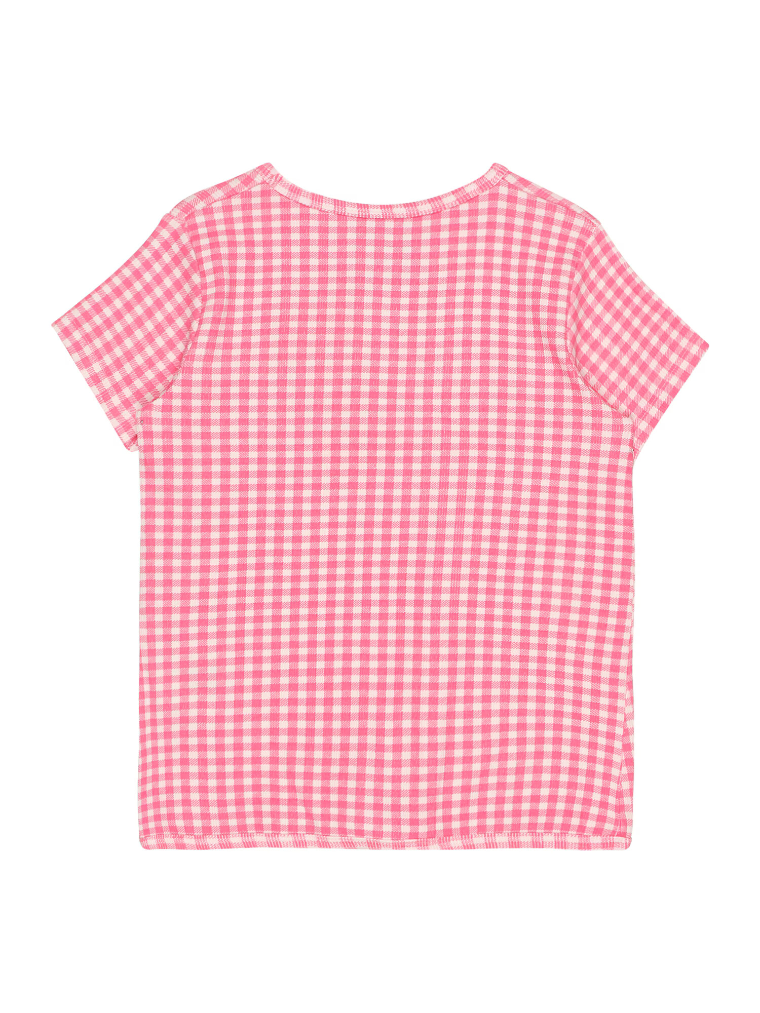 STACCATO Tricou 'Vichy' crem / fucsia / roși aprins / alb - Pled.ro