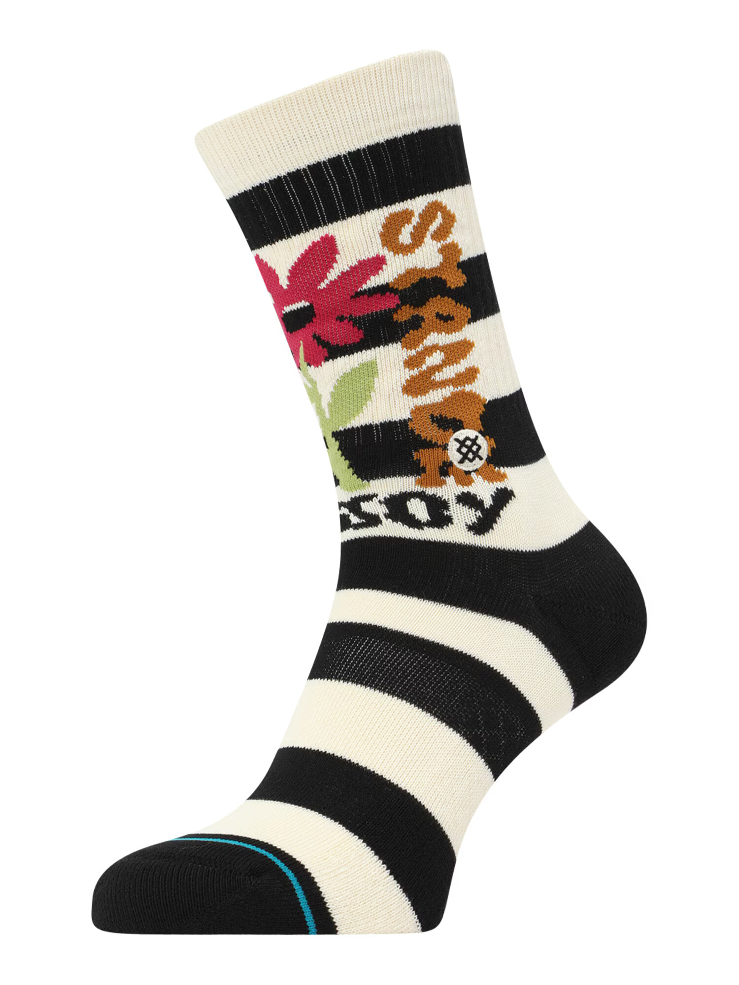 Stance Șosete sport 'ENJOY' verde / roz / negru / alb - Pled.ro