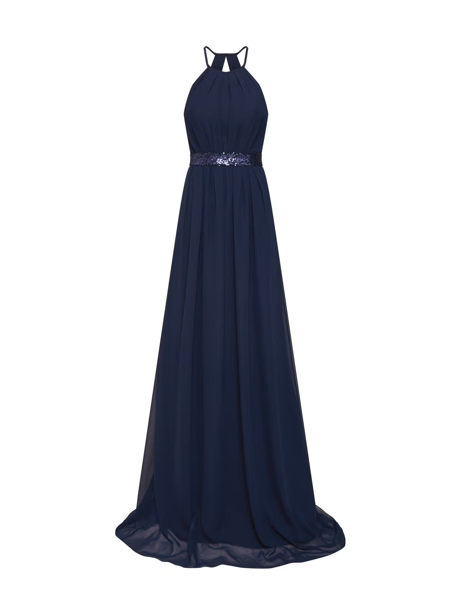 STAR NIGHT Rochie de seară 'long dress chiffon & sequins' bleumarin - Pled.ro