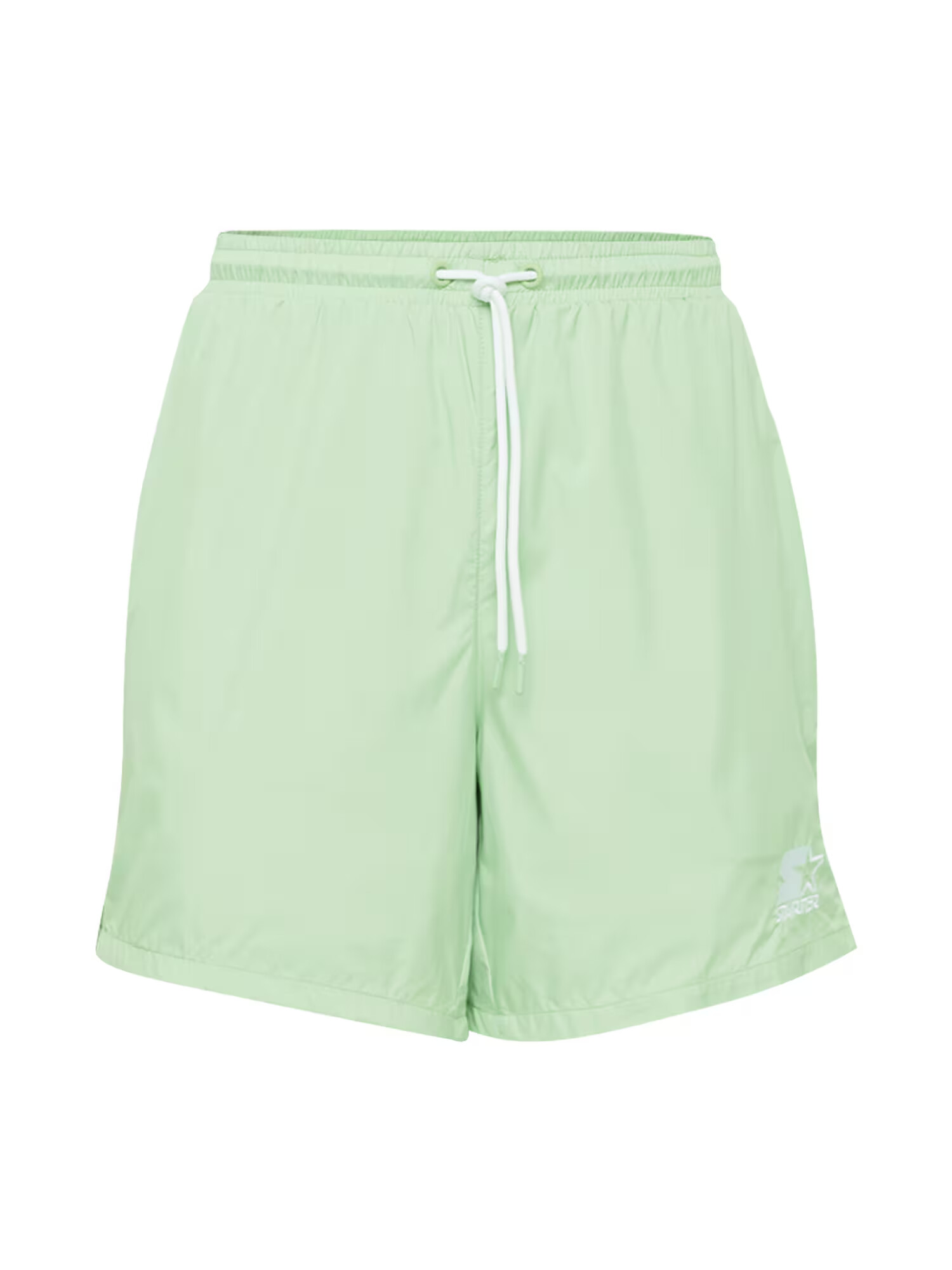 Starter Black Label Pantaloni verde pastel / alb - Pled.ro