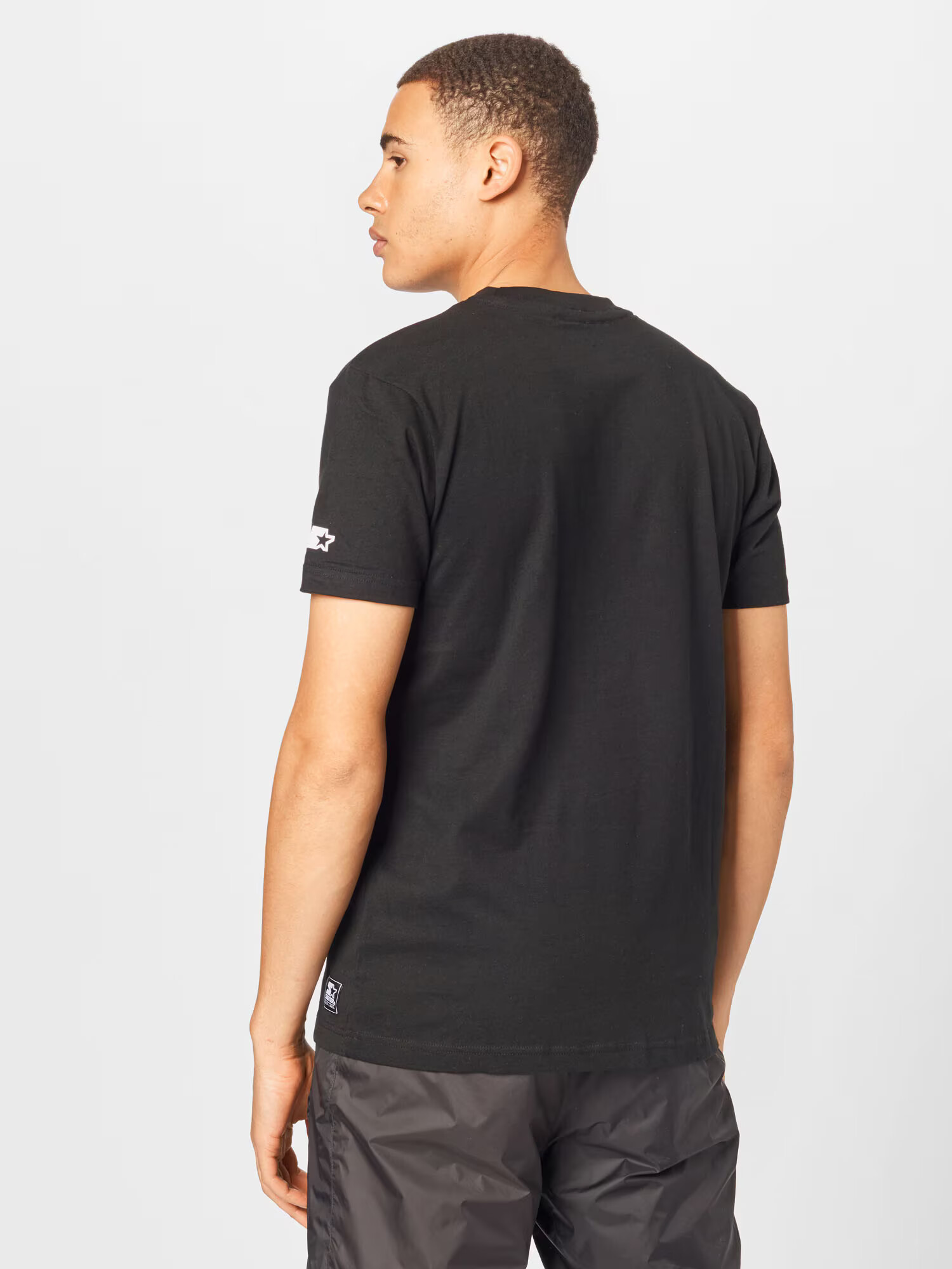 Starter Black Label Tricou 'Essential' negru / alb - Pled.ro