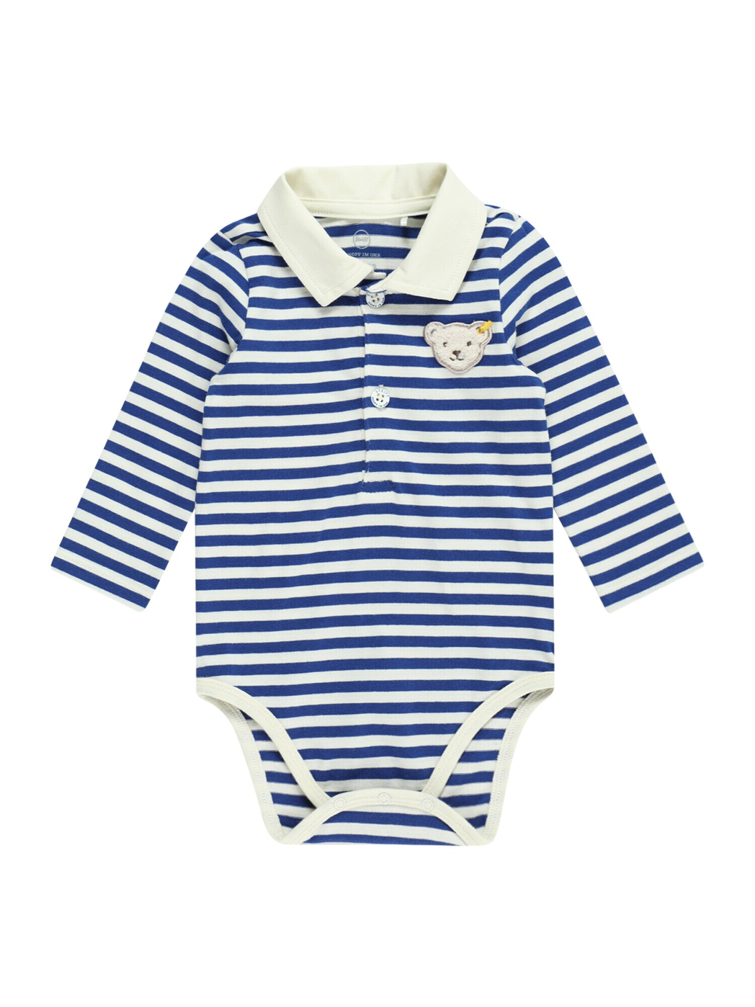 Steiff Collection Salopetă/Body albastru cobalt / galben / alb - Pled.ro