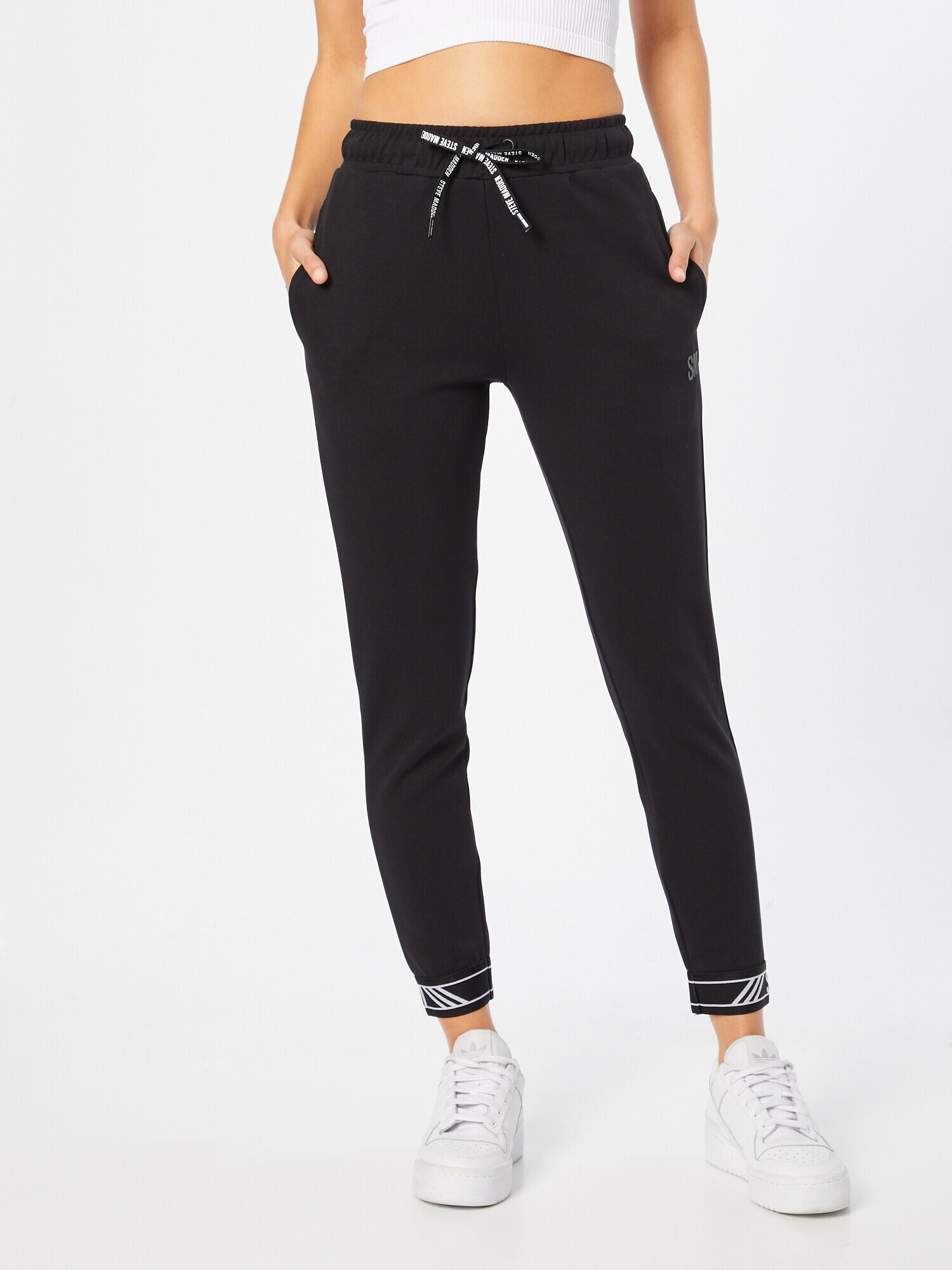 STEVE MADDEN Pantaloni 'IRUN' negru - Pled.ro