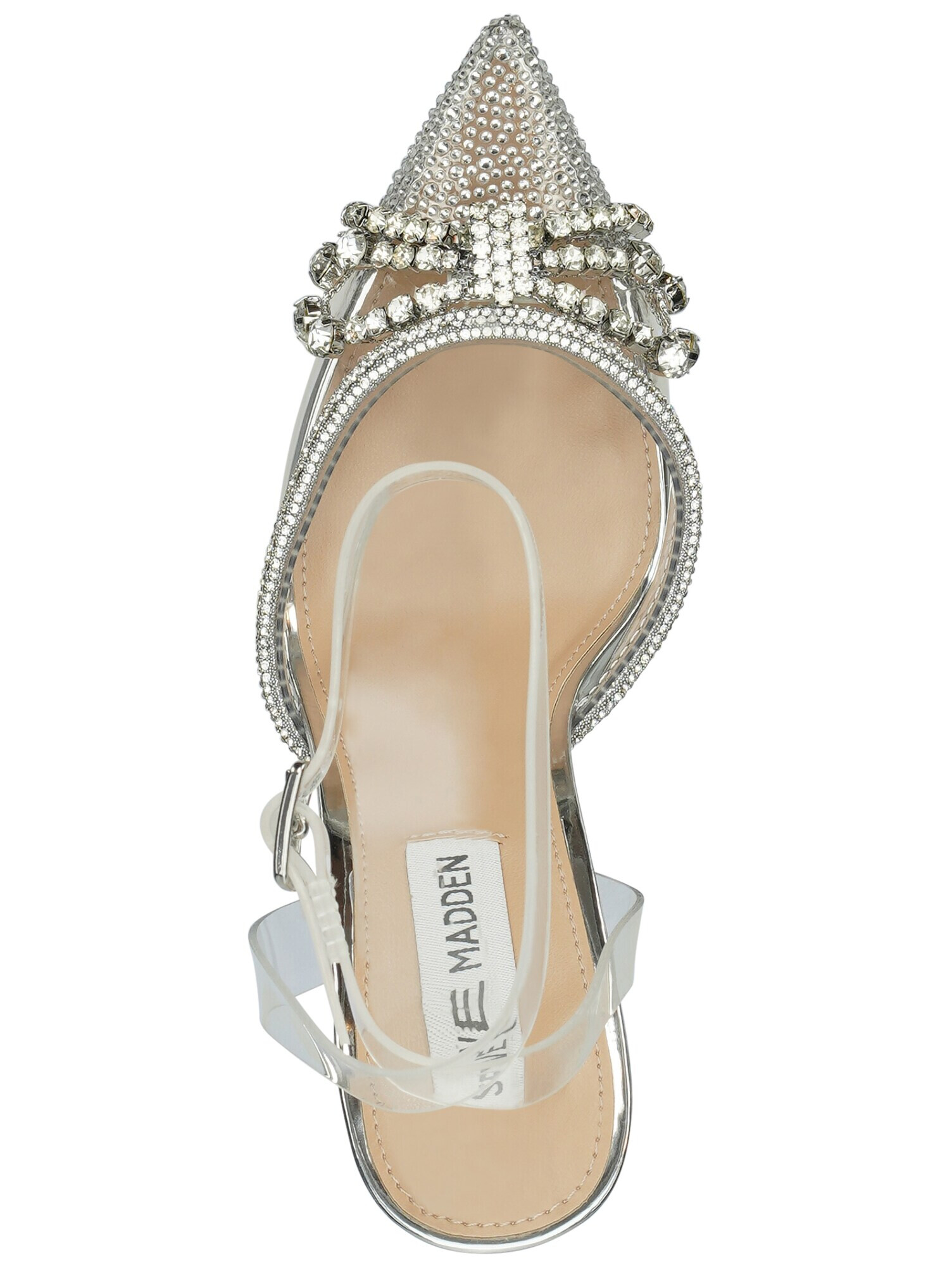 STEVE MADDEN Pumps argintiu / transparent - Pled.ro