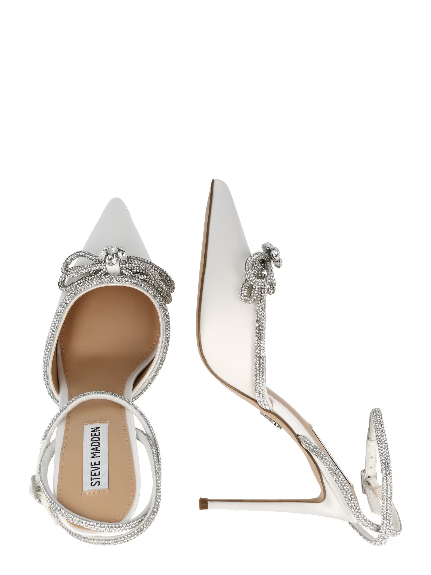 STEVE MADDEN Pumps gri argintiu / alb murdar - Pled.ro