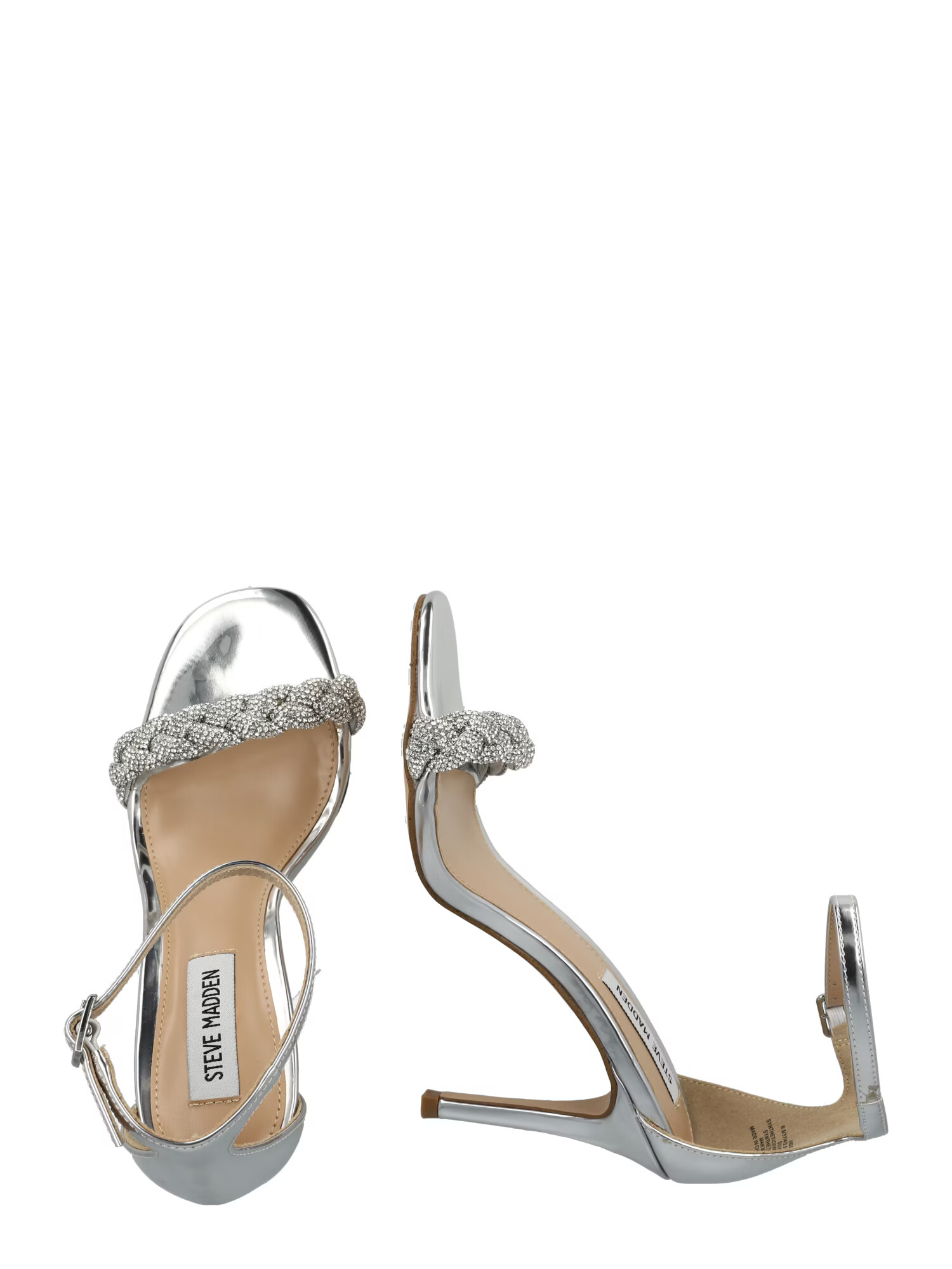 STEVE MADDEN Sandale 'INDIRA' argintiu - Pled.ro