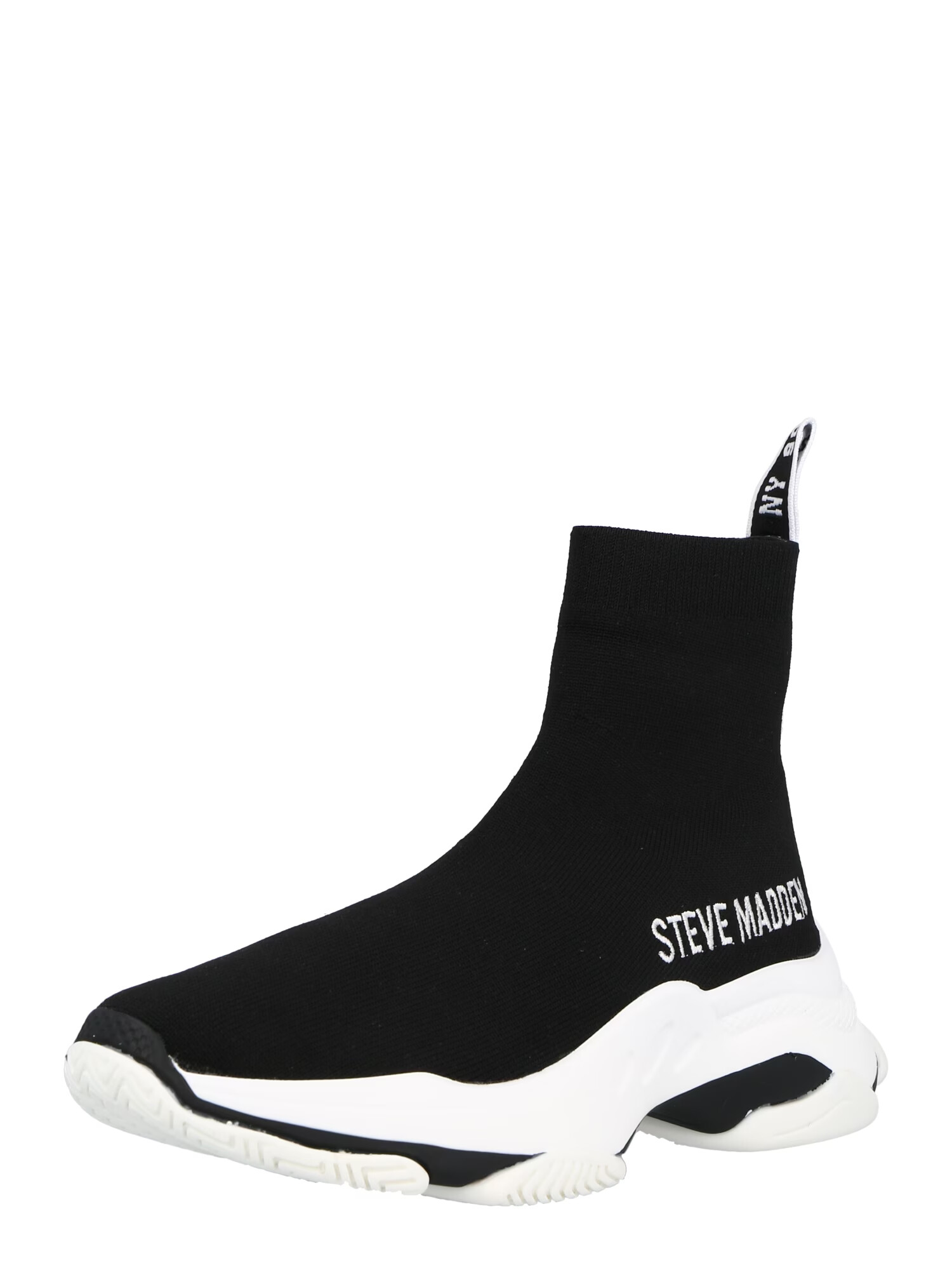 STEVE MADDEN Sneaker înalt negru / alb - Pled.ro