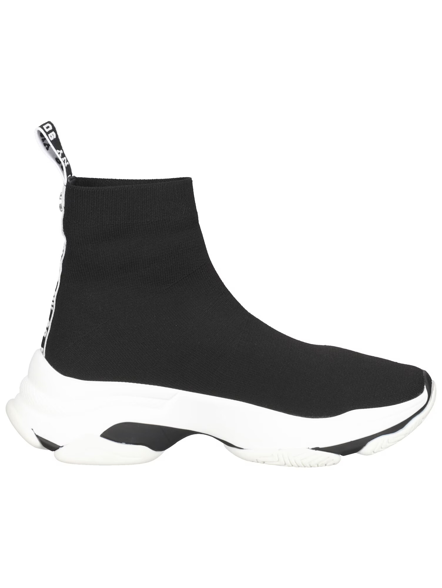 STEVE MADDEN Sneaker înalt negru / alb - Pled.ro