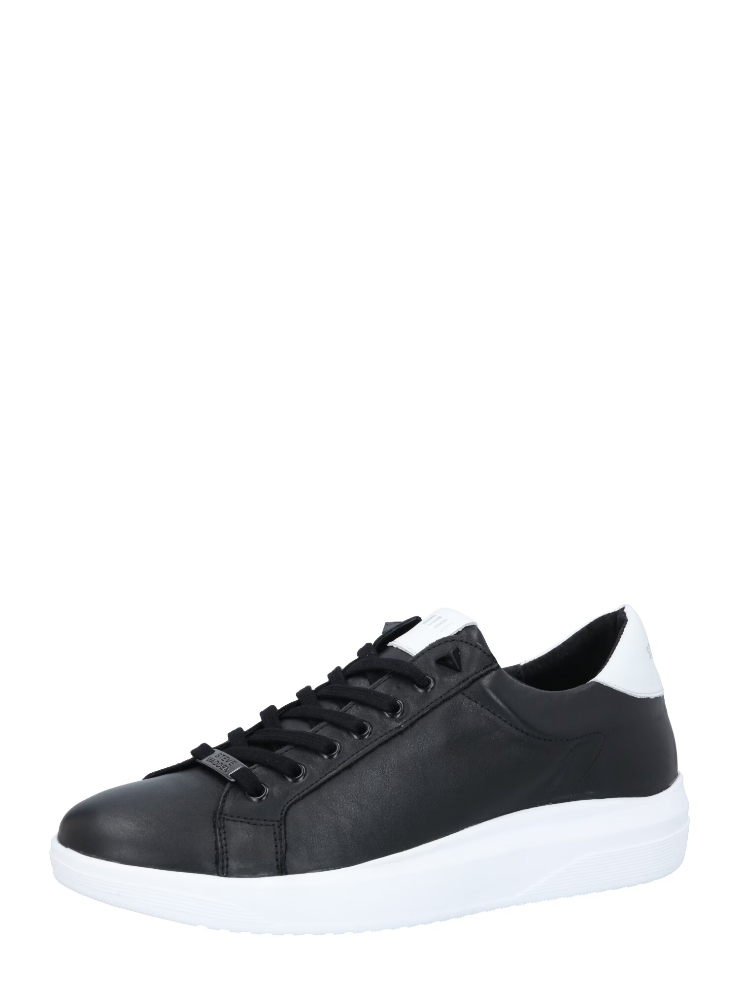 STEVE MADDEN Sneaker low 'ALEX' negru / alb - Pled.ro