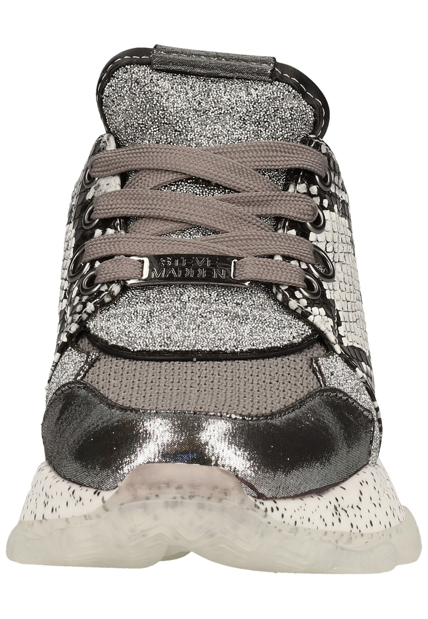 STEVE MADDEN Sneaker low gri / negru / alb - Pled.ro