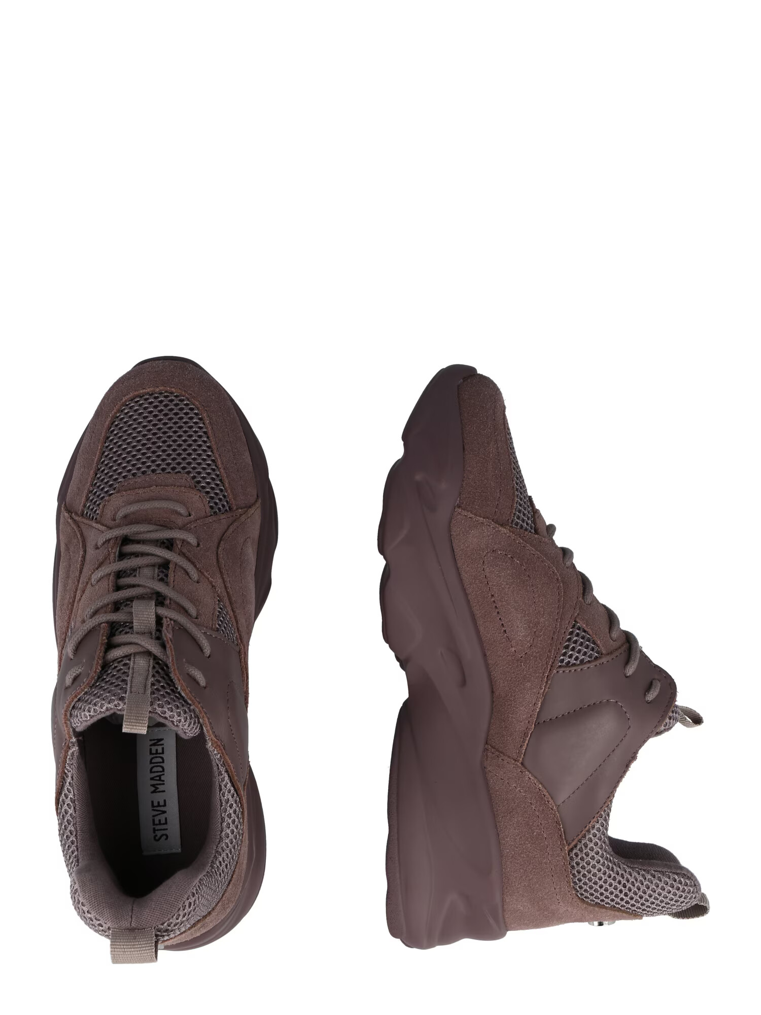 STEVE MADDEN Sneaker low 'Movement' maro / gri taupe / mov zmeură - Pled.ro