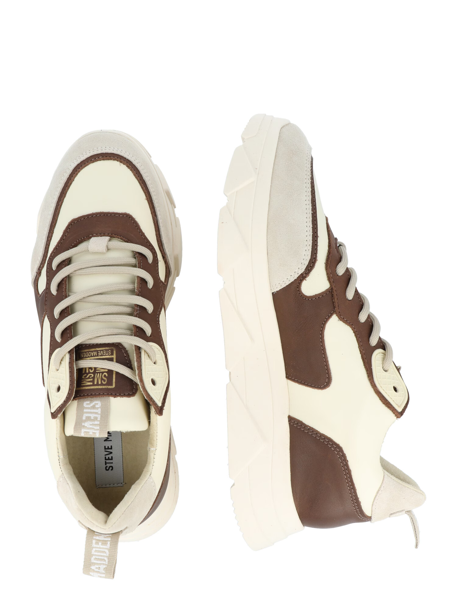 STEVE MADDEN Sneaker low 'PITTY' bej / culoarea pielii / maro - Pled.ro