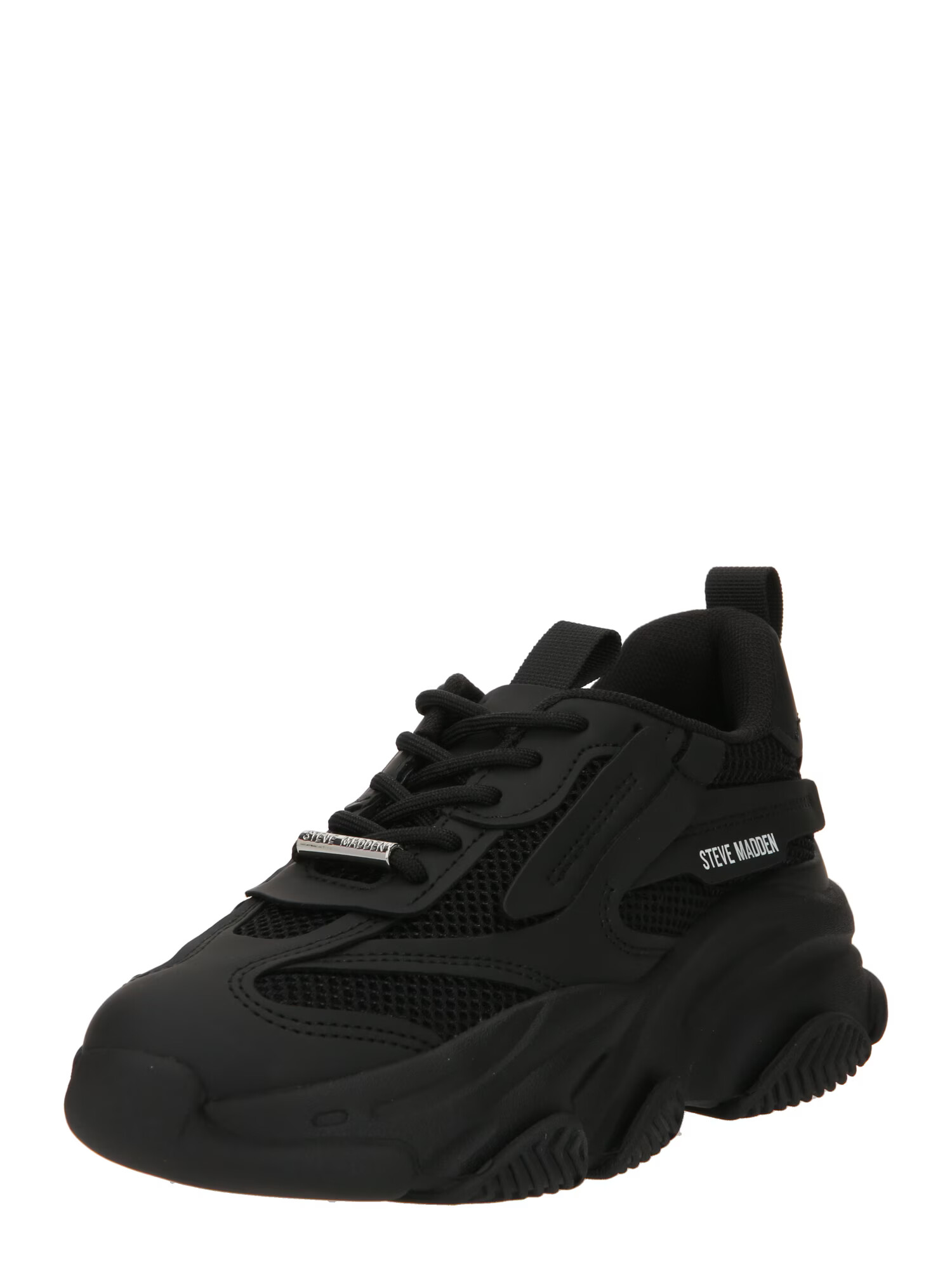 STEVE MADDEN Sneaker low 'POSSESSION' negru / alb - Pled.ro