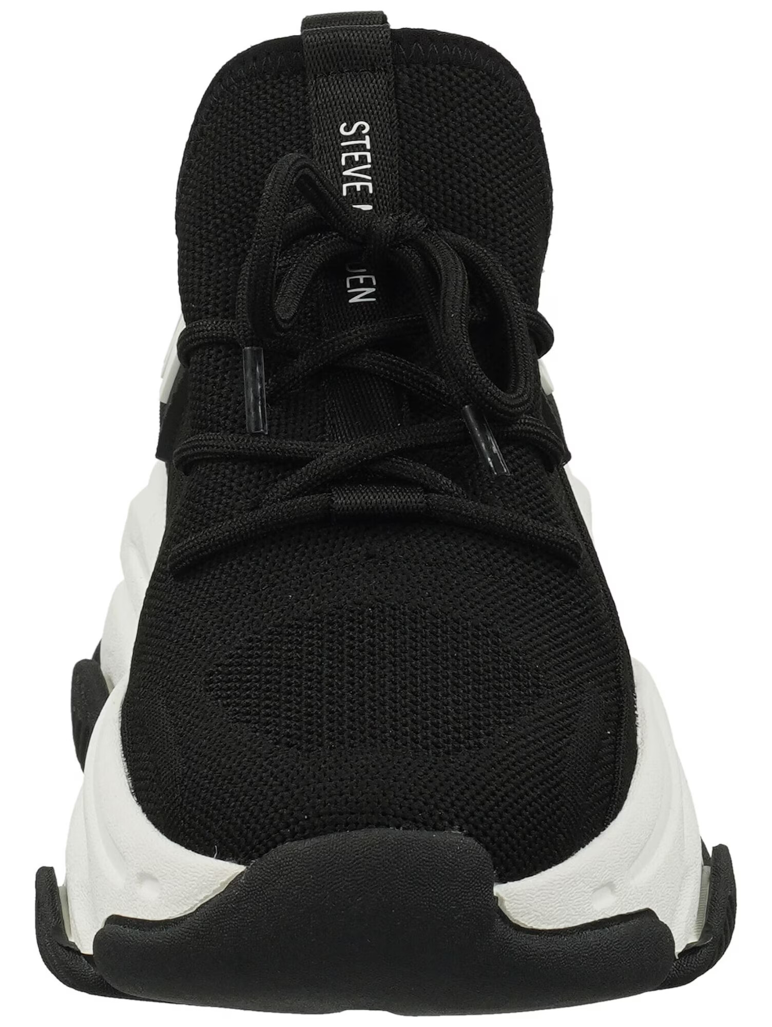 STEVE MADDEN Sneaker low 'PROTÉGÉ' negru / alb - Pled.ro