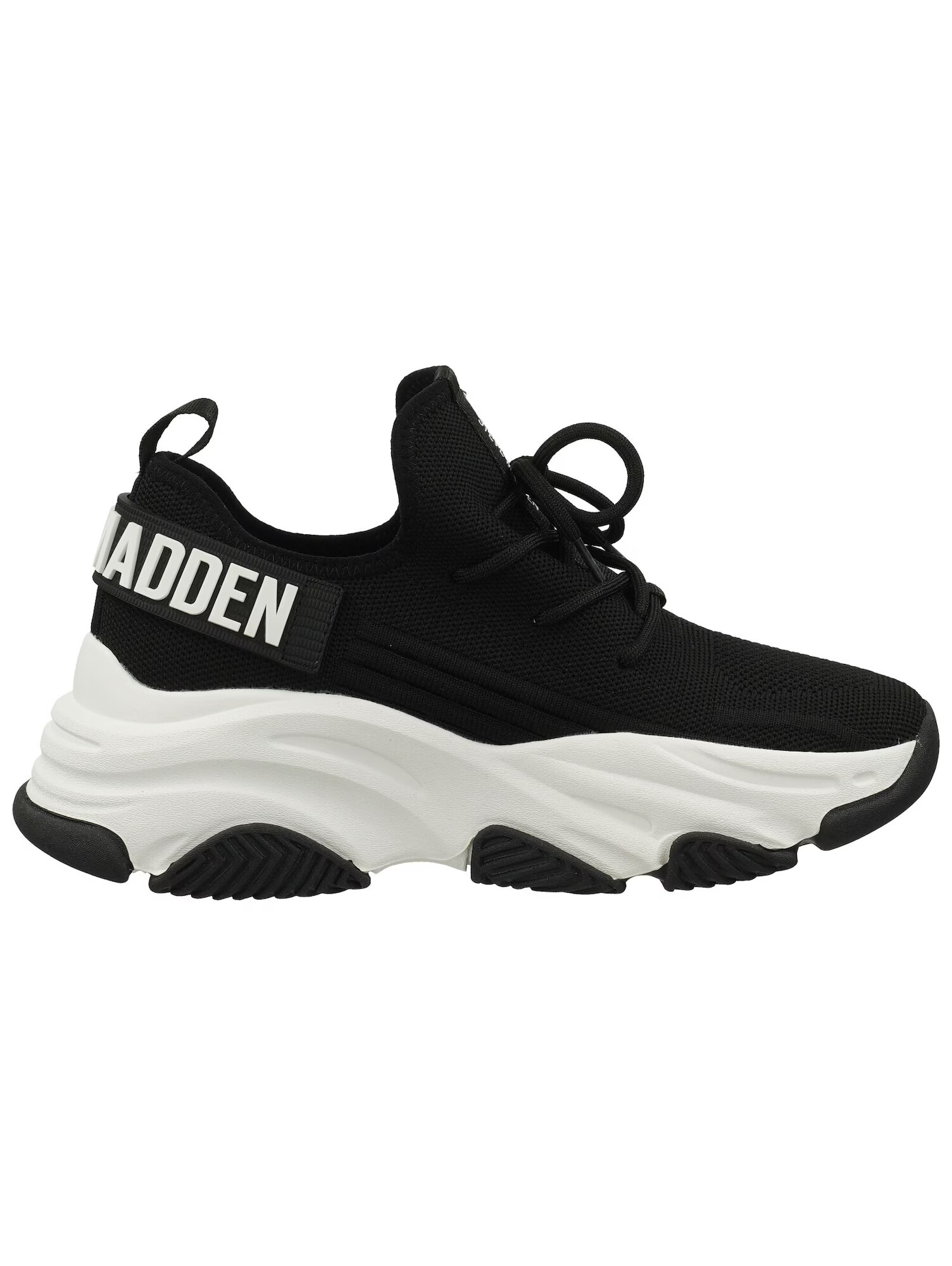 STEVE MADDEN Sneaker low 'PROTÉGÉ' negru / alb - Pled.ro