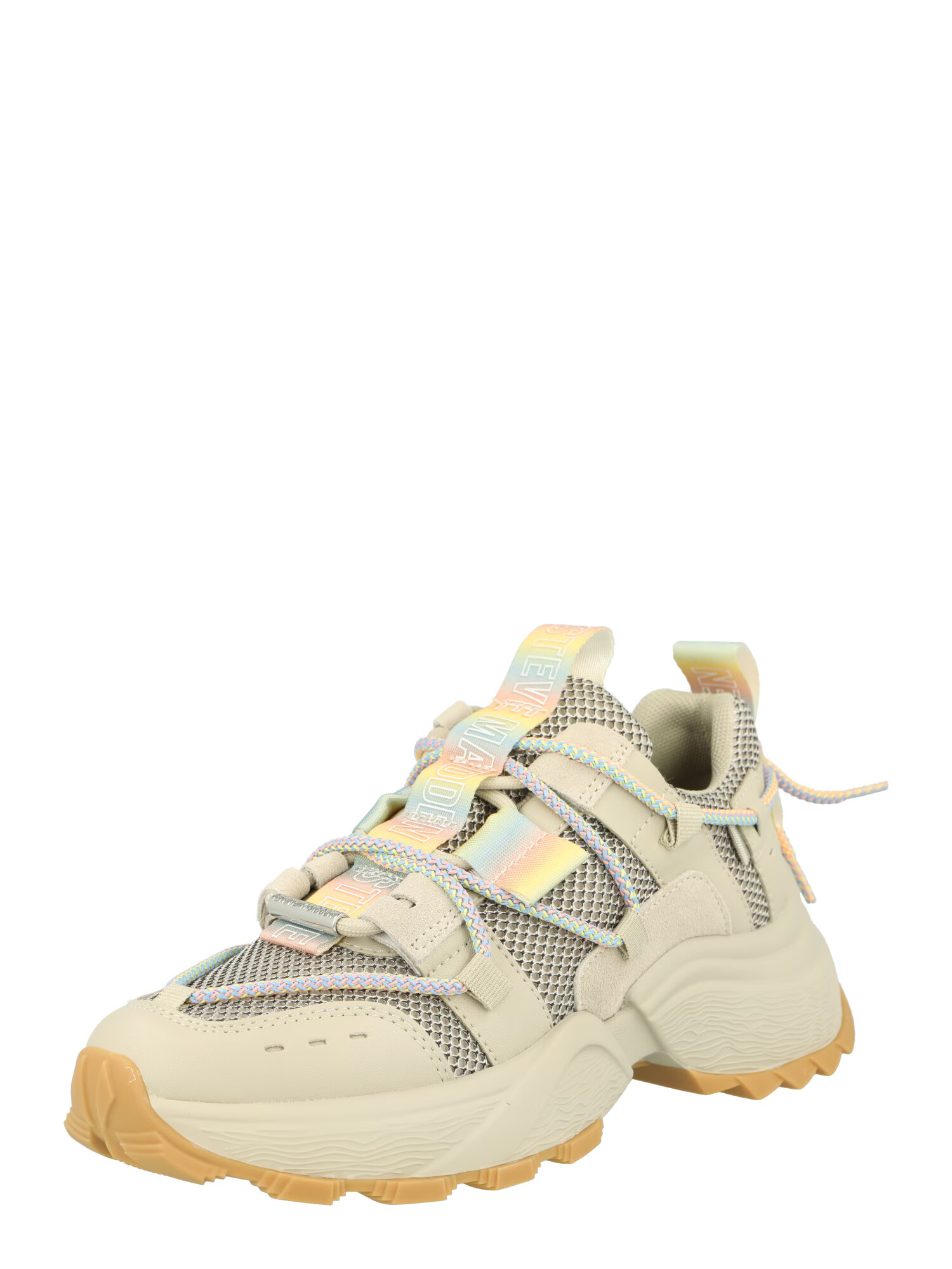 STEVE MADDEN Sneaker low 'TAZMANIA' albastru deschis / galben deschis / grej / roz deschis - Pled.ro