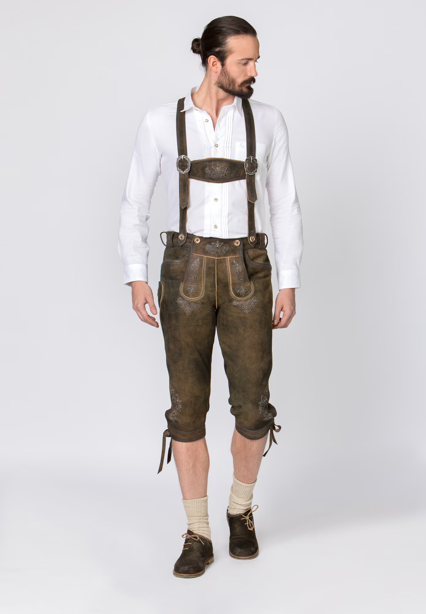 STOCKERPOINT Pantaloni tradiționali (Oktoberfest) 'Justin' maro - Pled.ro