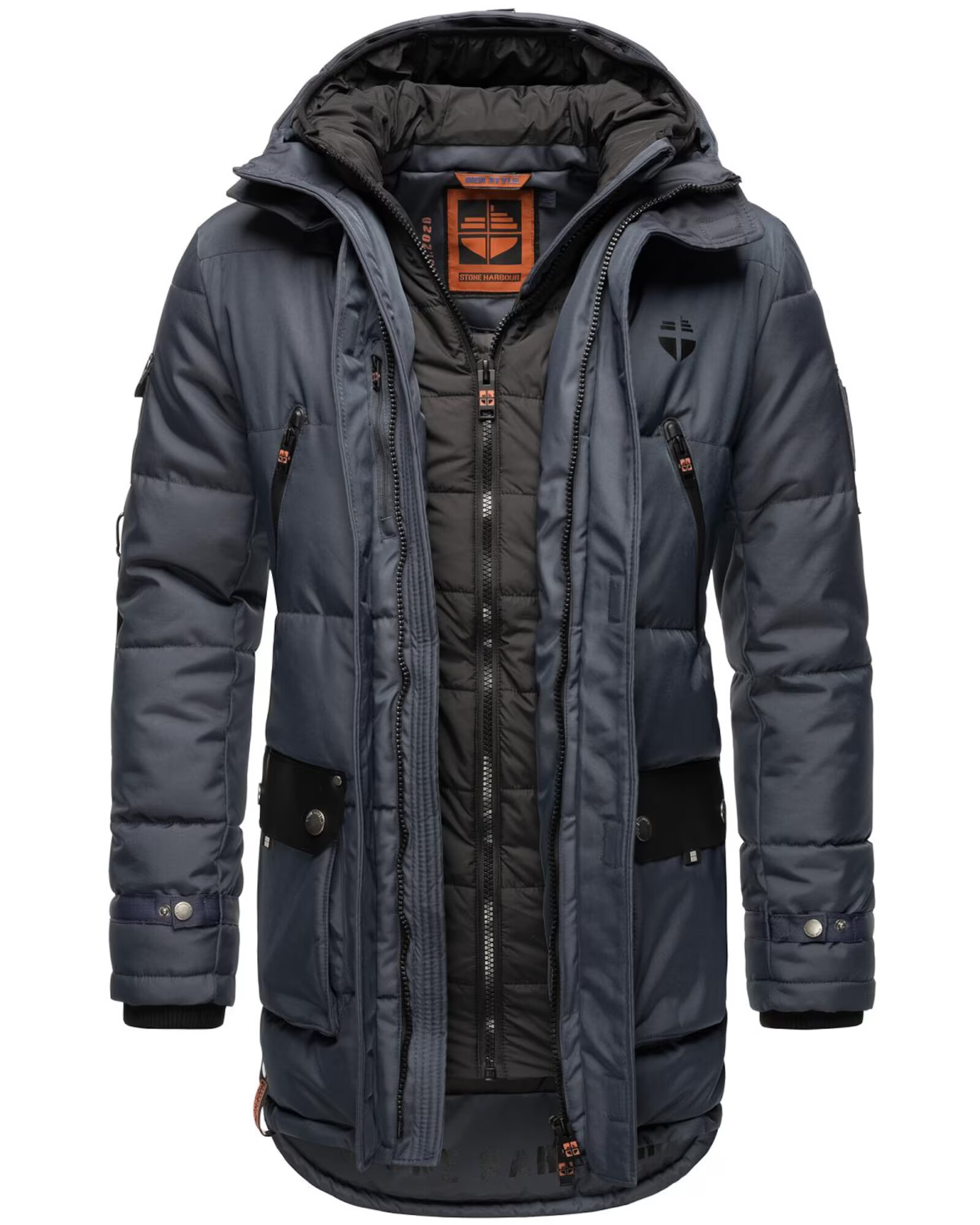 STONE HARBOUR Parka de iarnă 'Tahaa' albastru / negru - Pled.ro