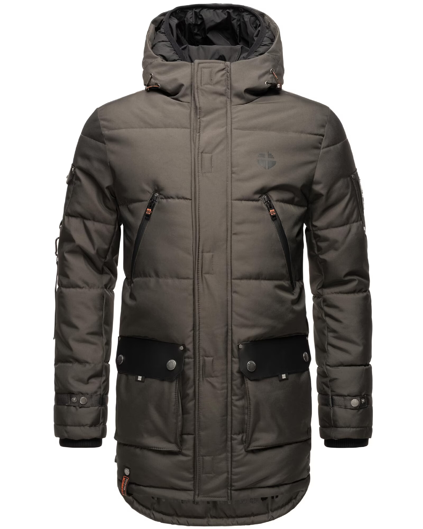 STONE HARBOUR Parka de iarnă 'Tahaa' gri fumuriu / negru - Pled.ro