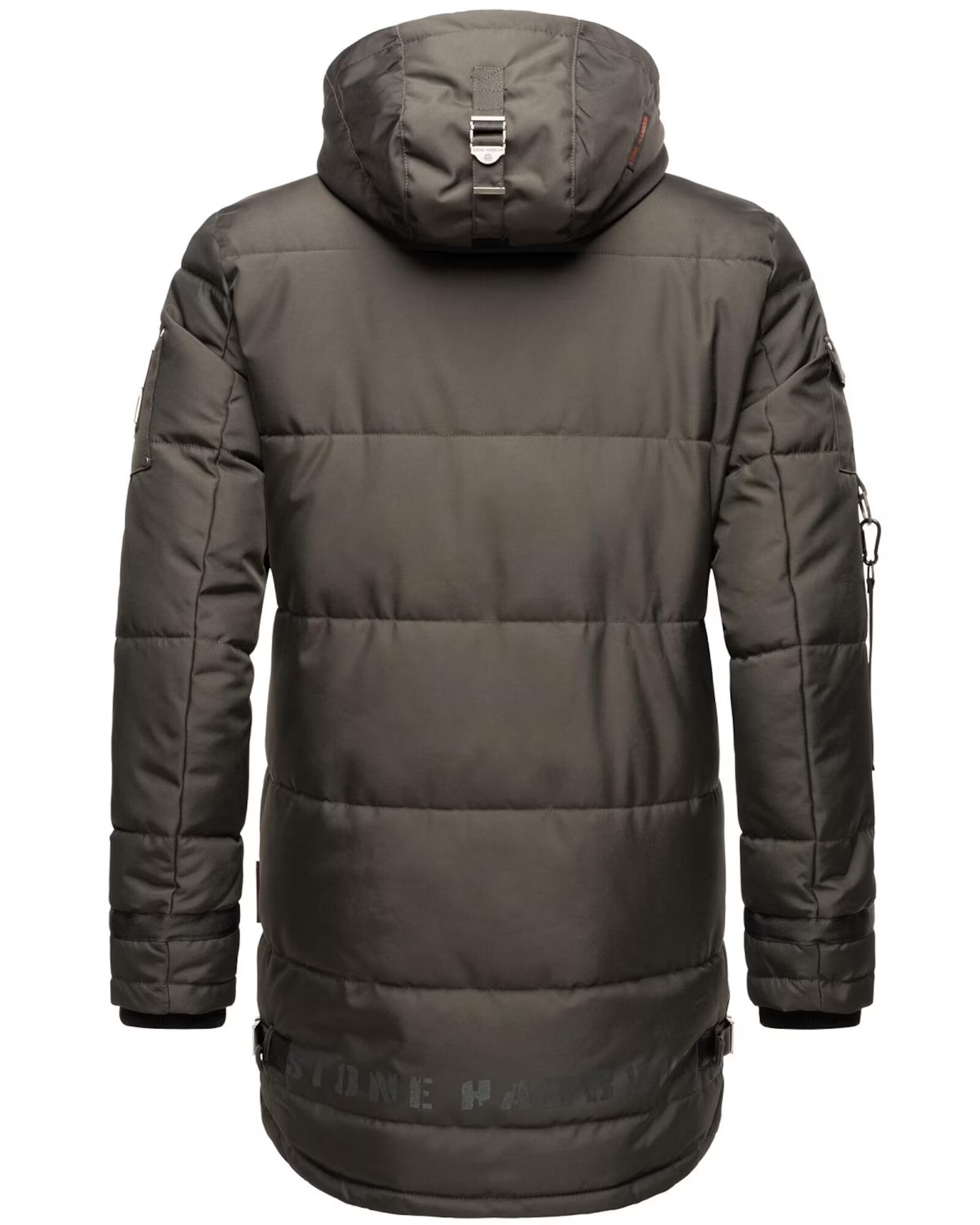 STONE HARBOUR Parka de iarnă 'Tahaa' gri fumuriu / negru - Pled.ro