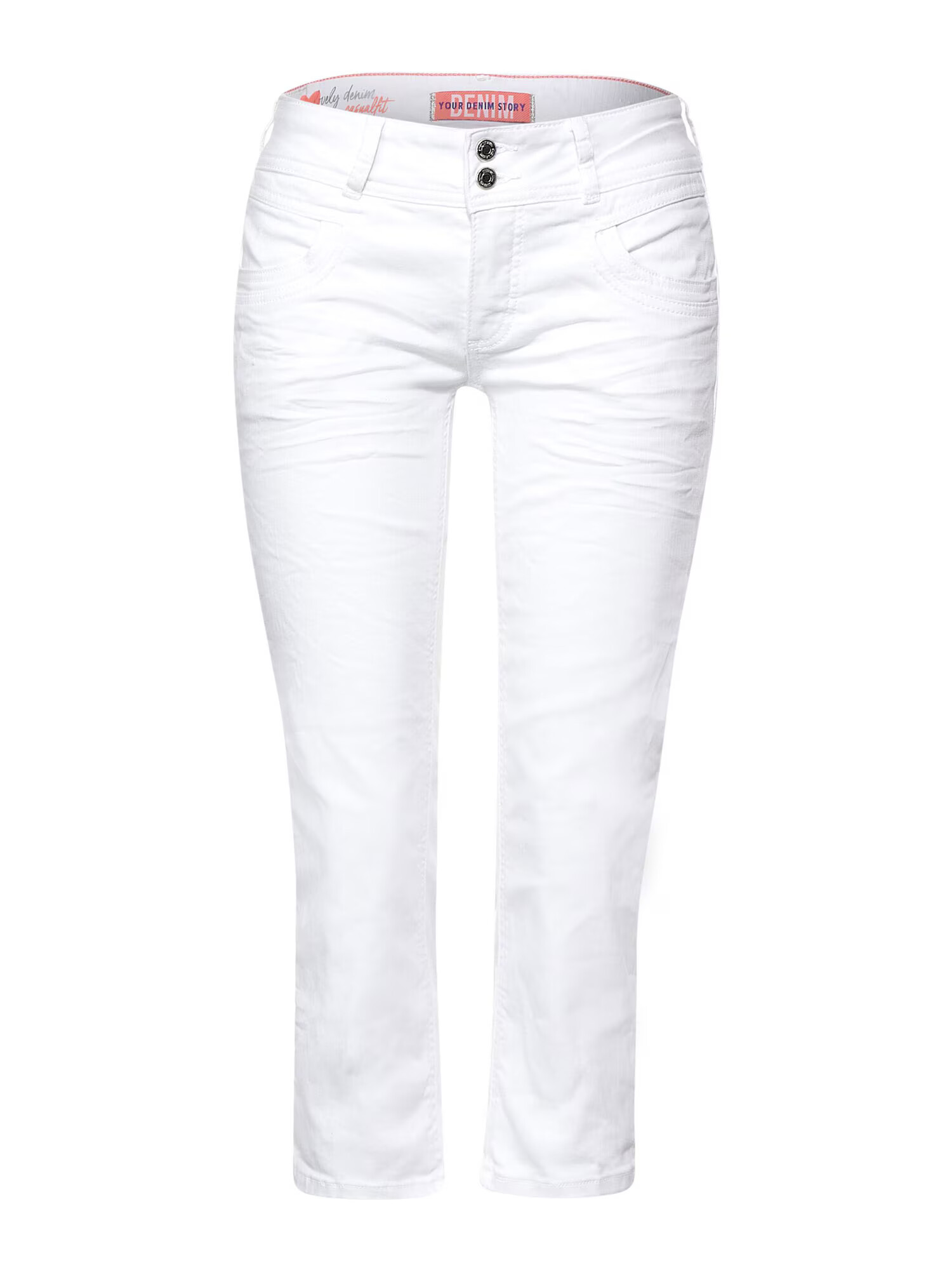 STREET ONE Jeans alb denim - Pled.ro