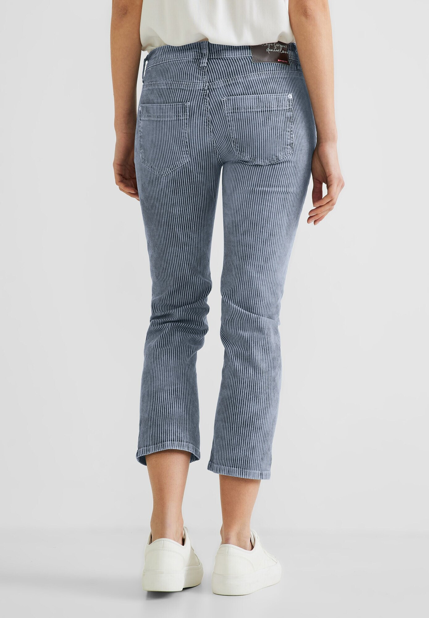 STREET ONE Jeans albastru / alb - Pled.ro