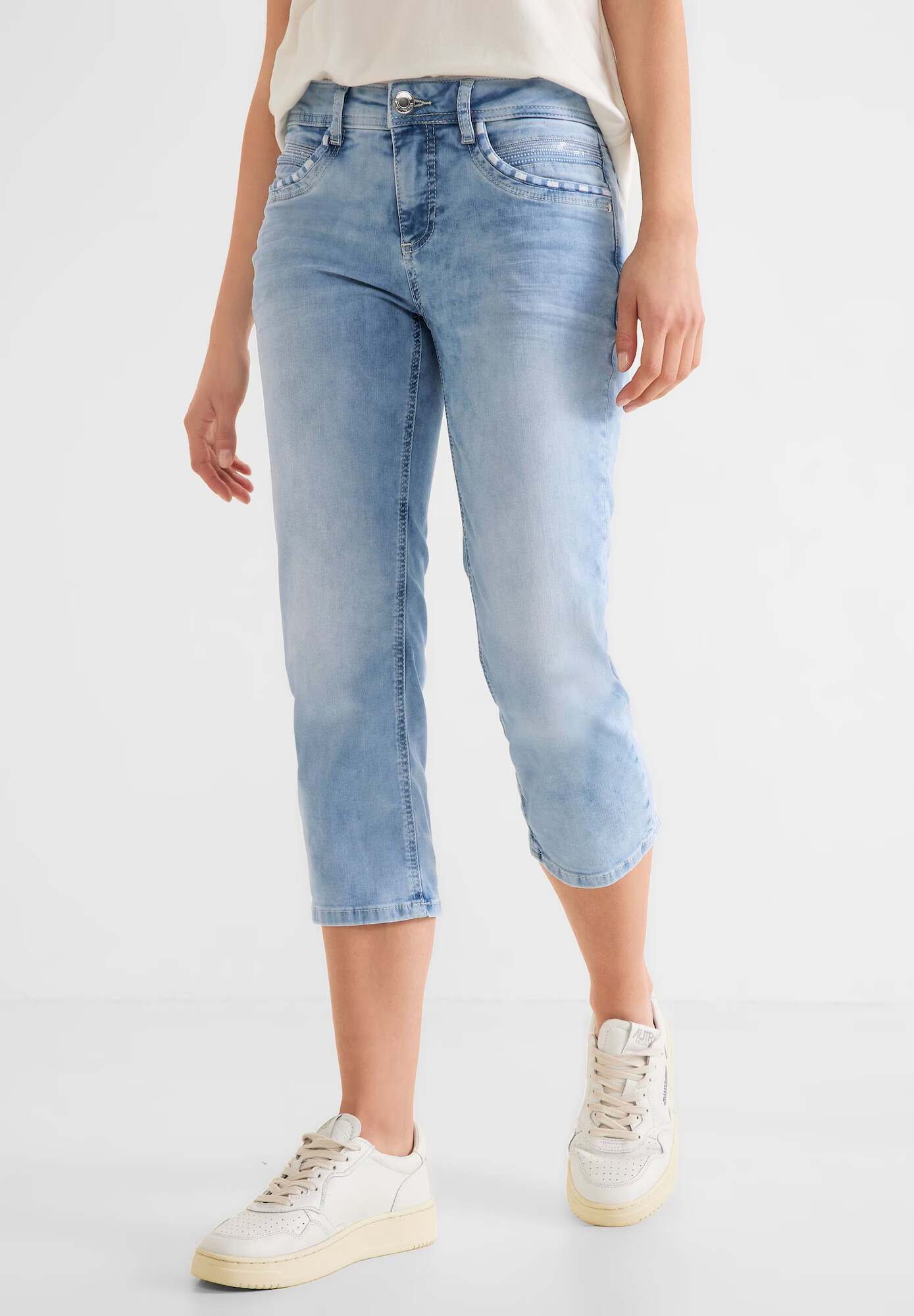 STREET ONE Jeans albastru deschis - Pled.ro