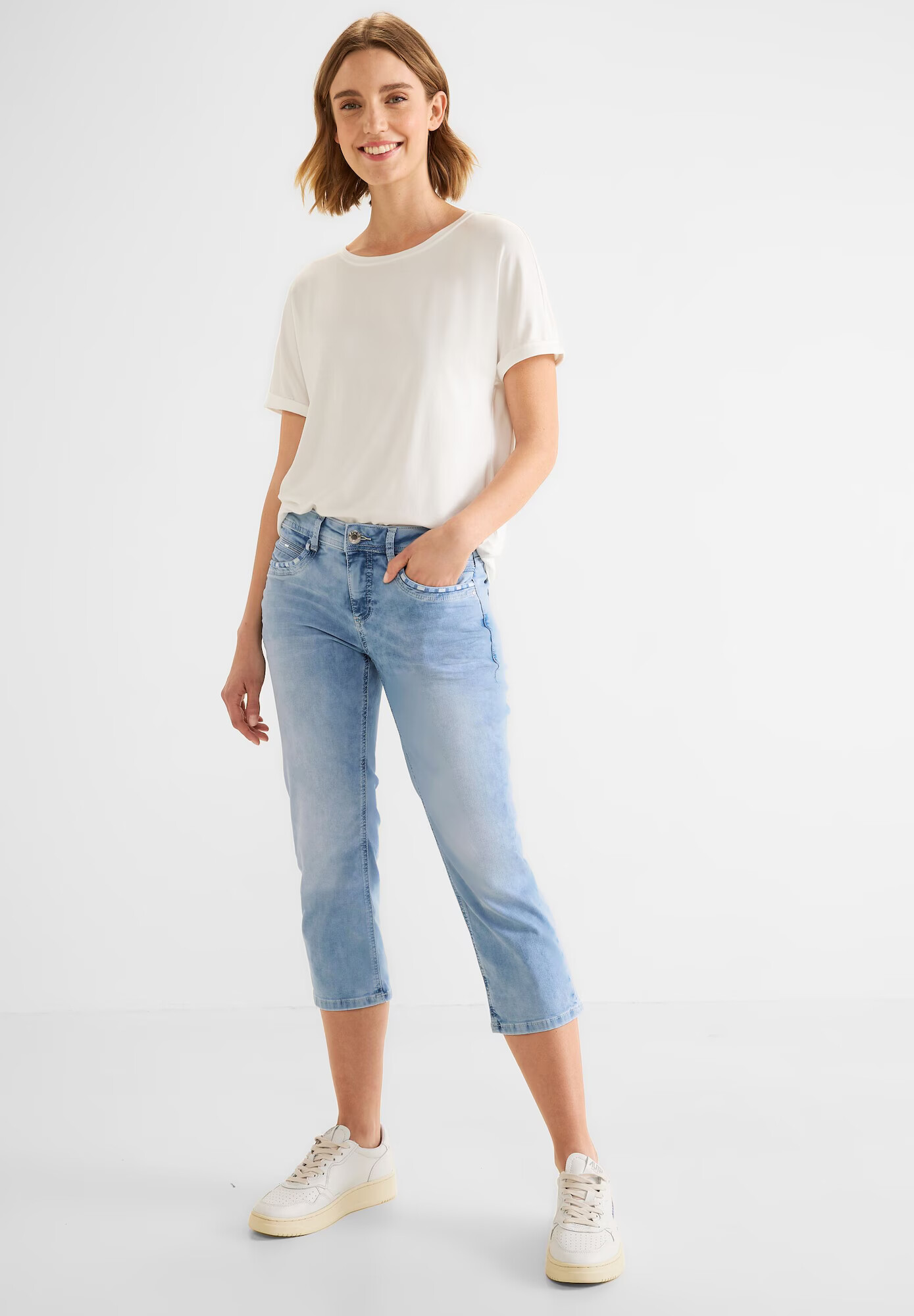 STREET ONE Jeans albastru deschis - Pled.ro