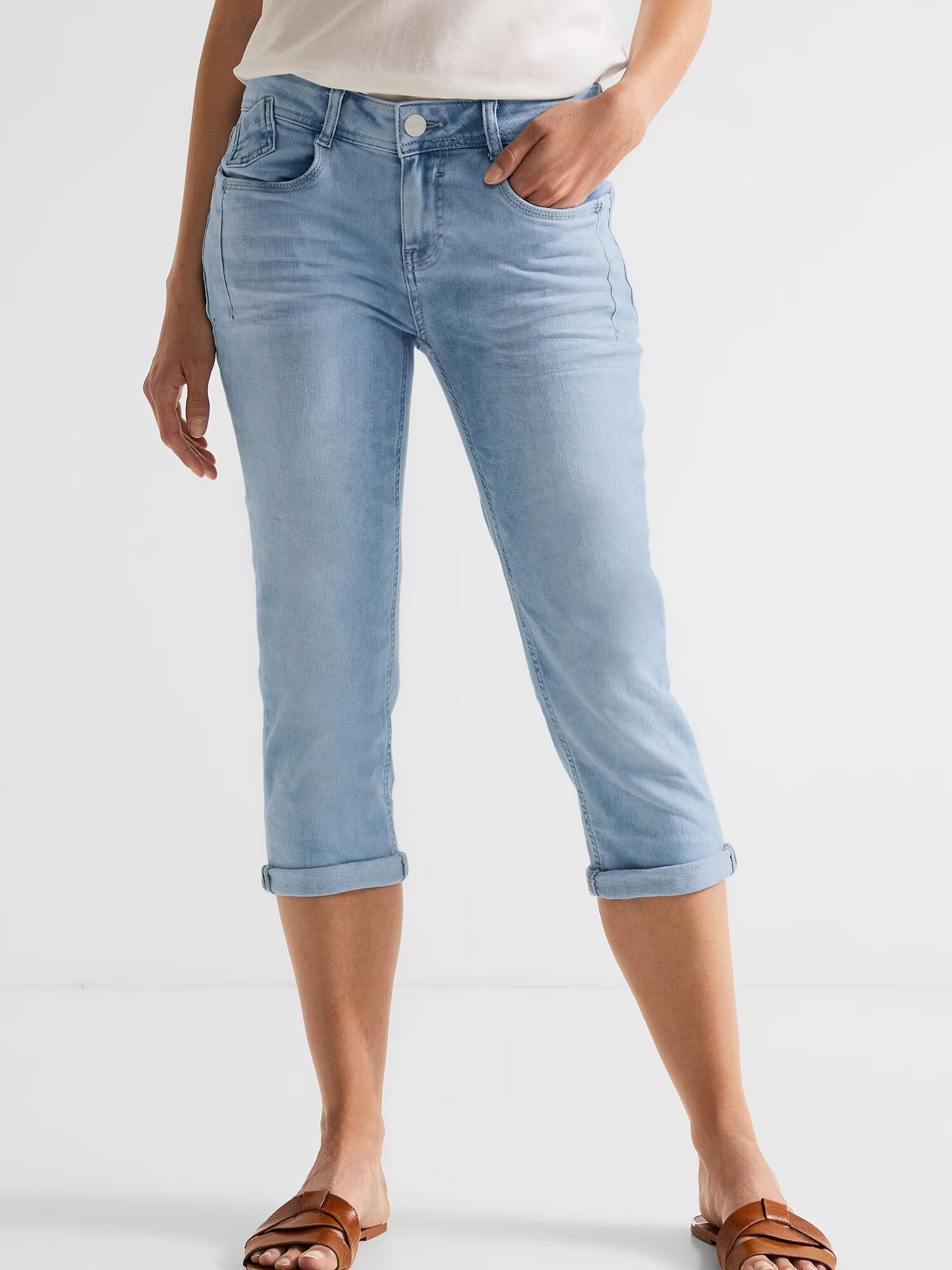 STREET ONE Jeans albastru deschis - Pled.ro