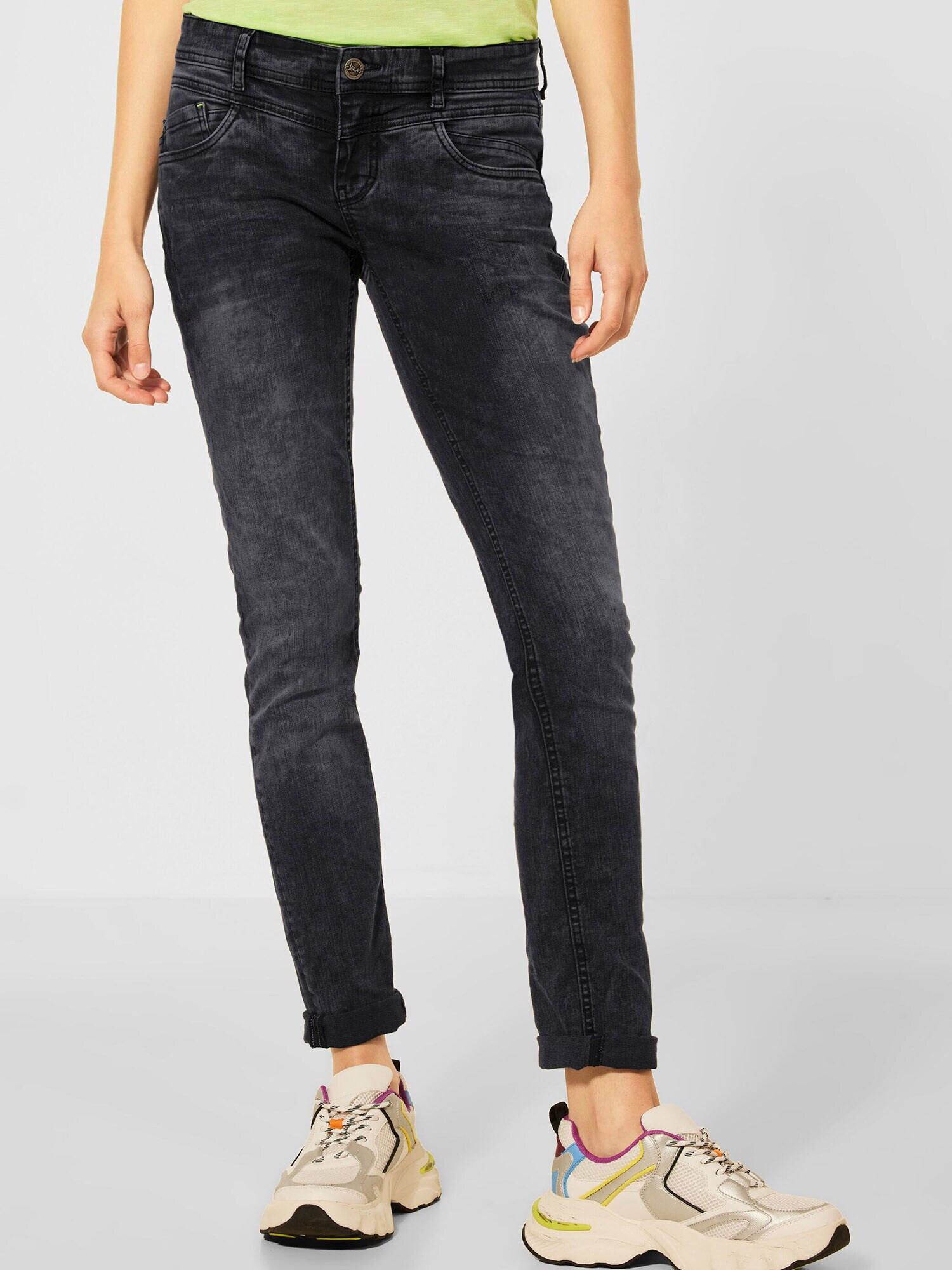 STREET ONE Jeans 'Crissi' negru denim - Pled.ro