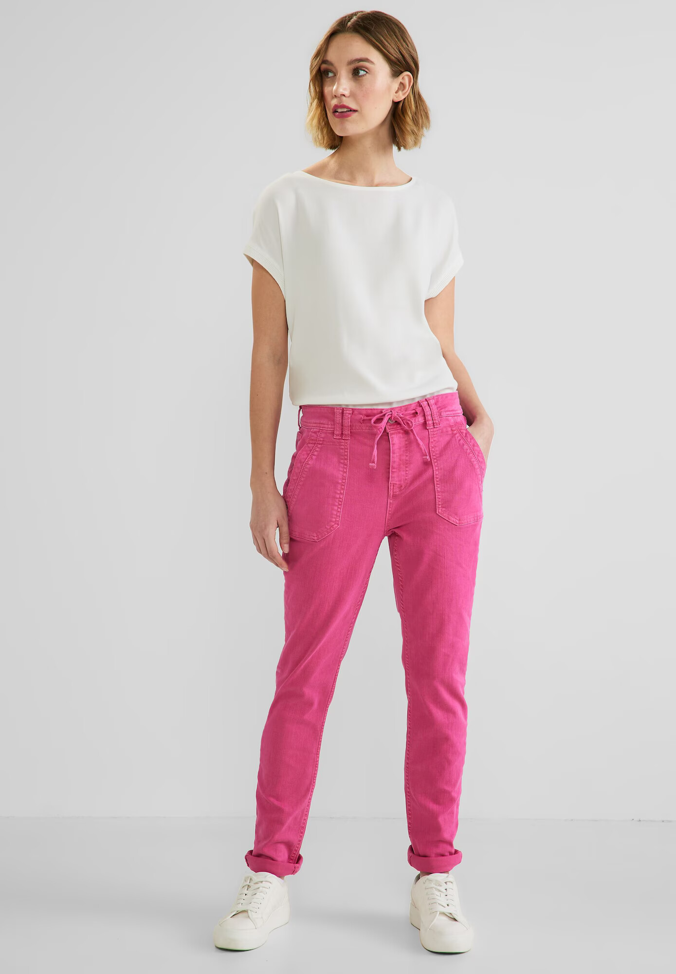 STREET ONE Jeans 'Bonny' fucsia - Pled.ro