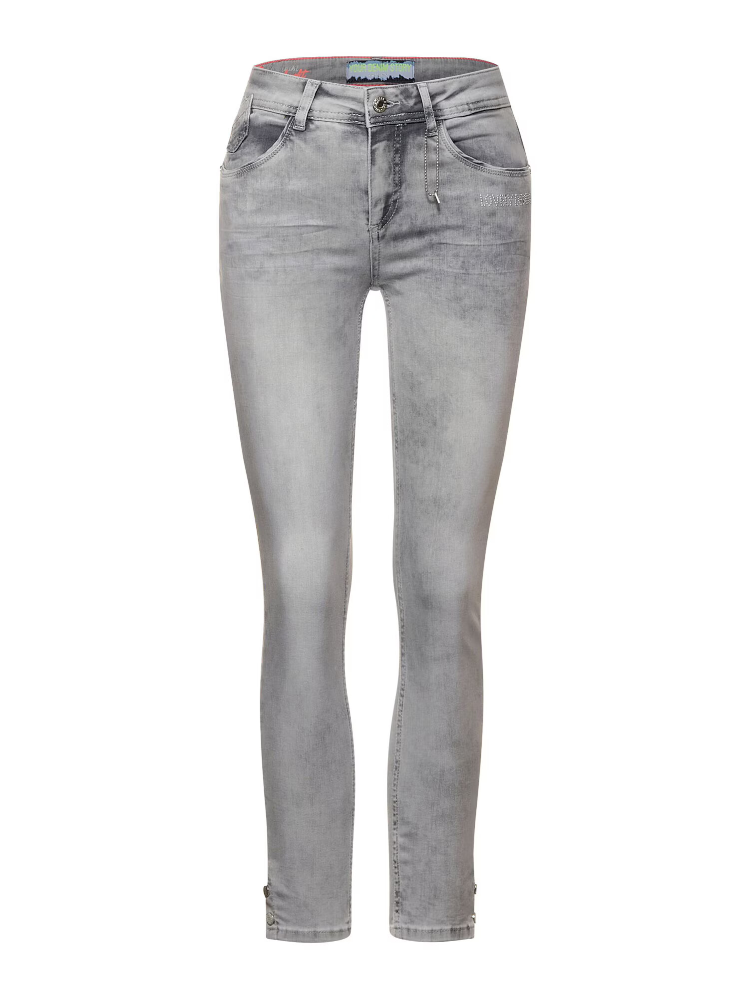 STREET ONE Jeans gri denim - Pled.ro