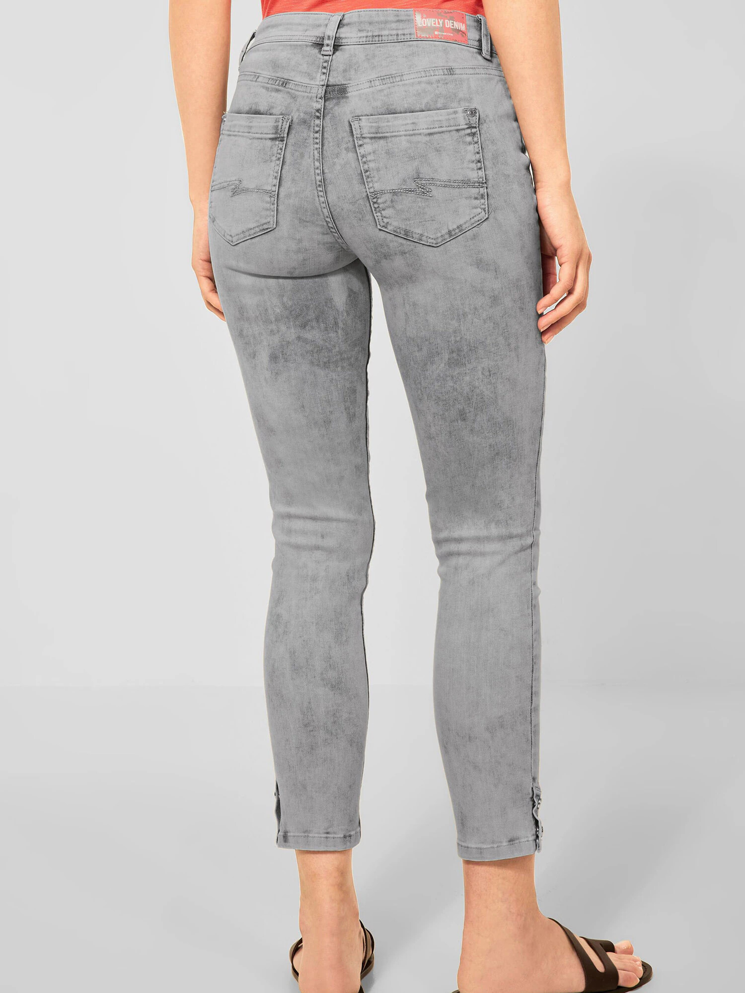 STREET ONE Jeans gri denim - Pled.ro