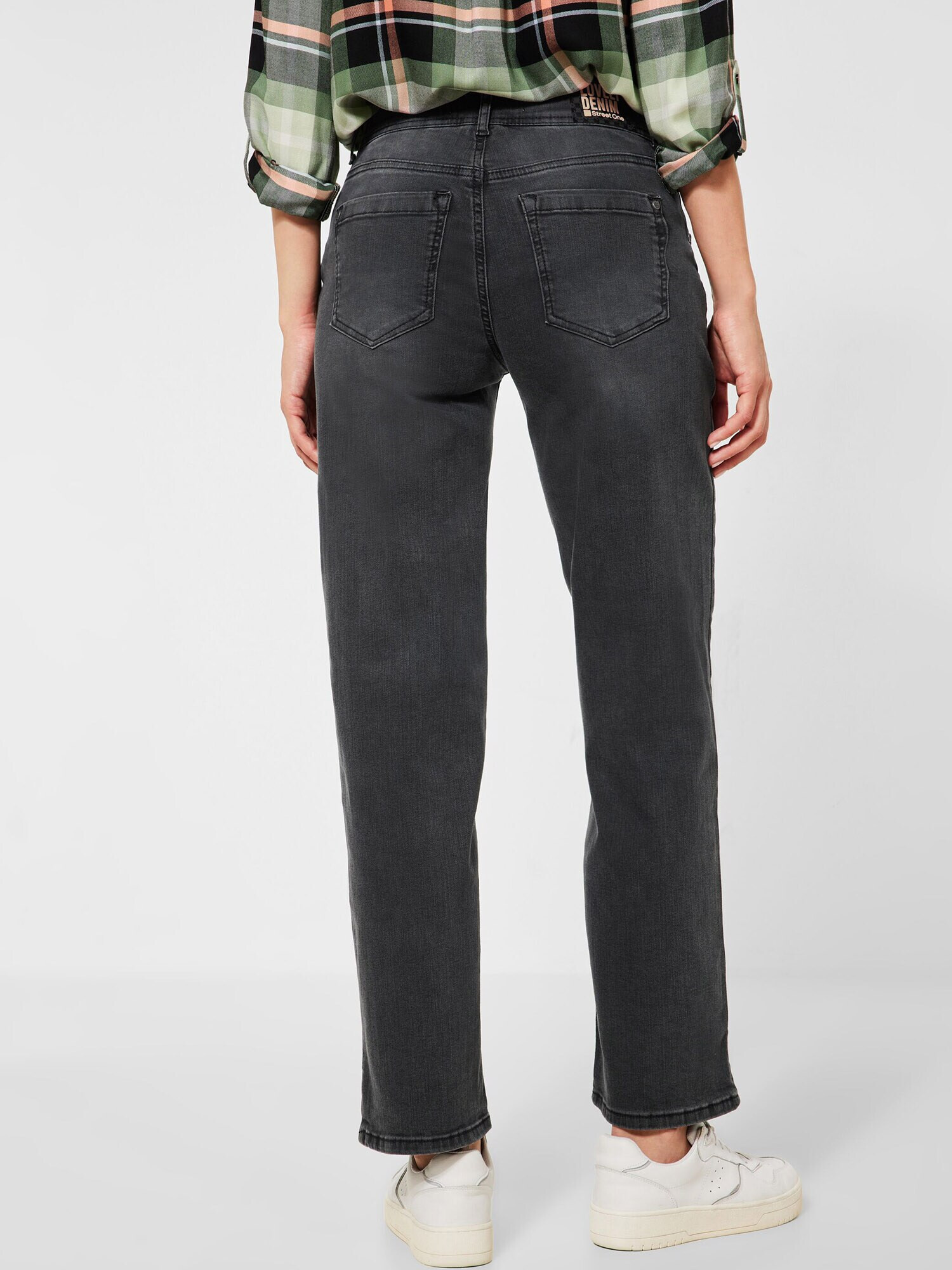 STREET ONE Jeans gri deschis / negru denim - Pled.ro