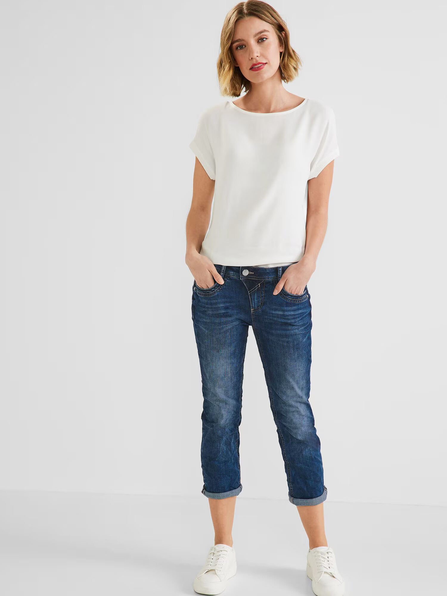 STREET ONE Jeans 'Jane' albastru închis - Pled.ro