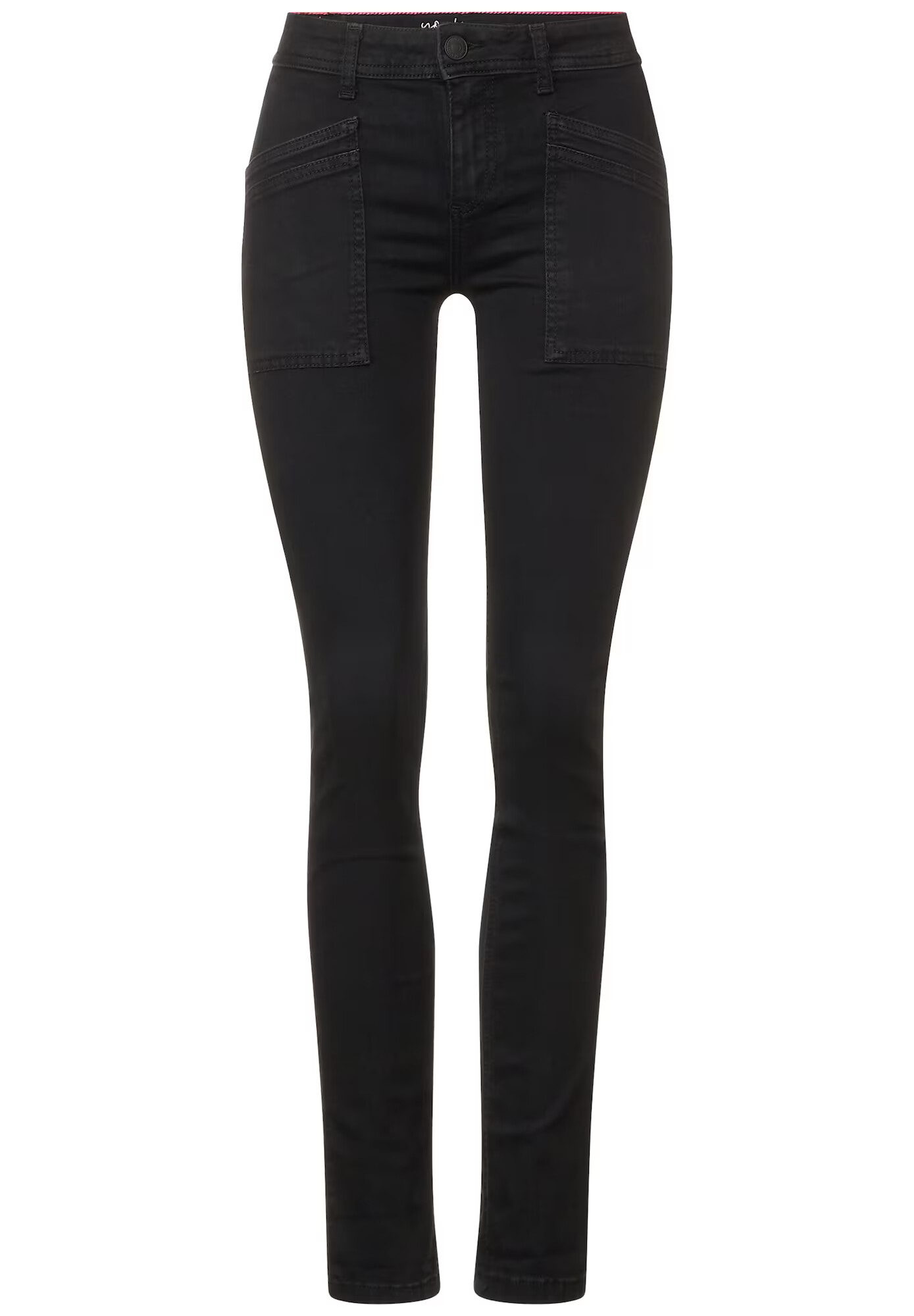 STREET ONE Jeans negru denim - Pled.ro