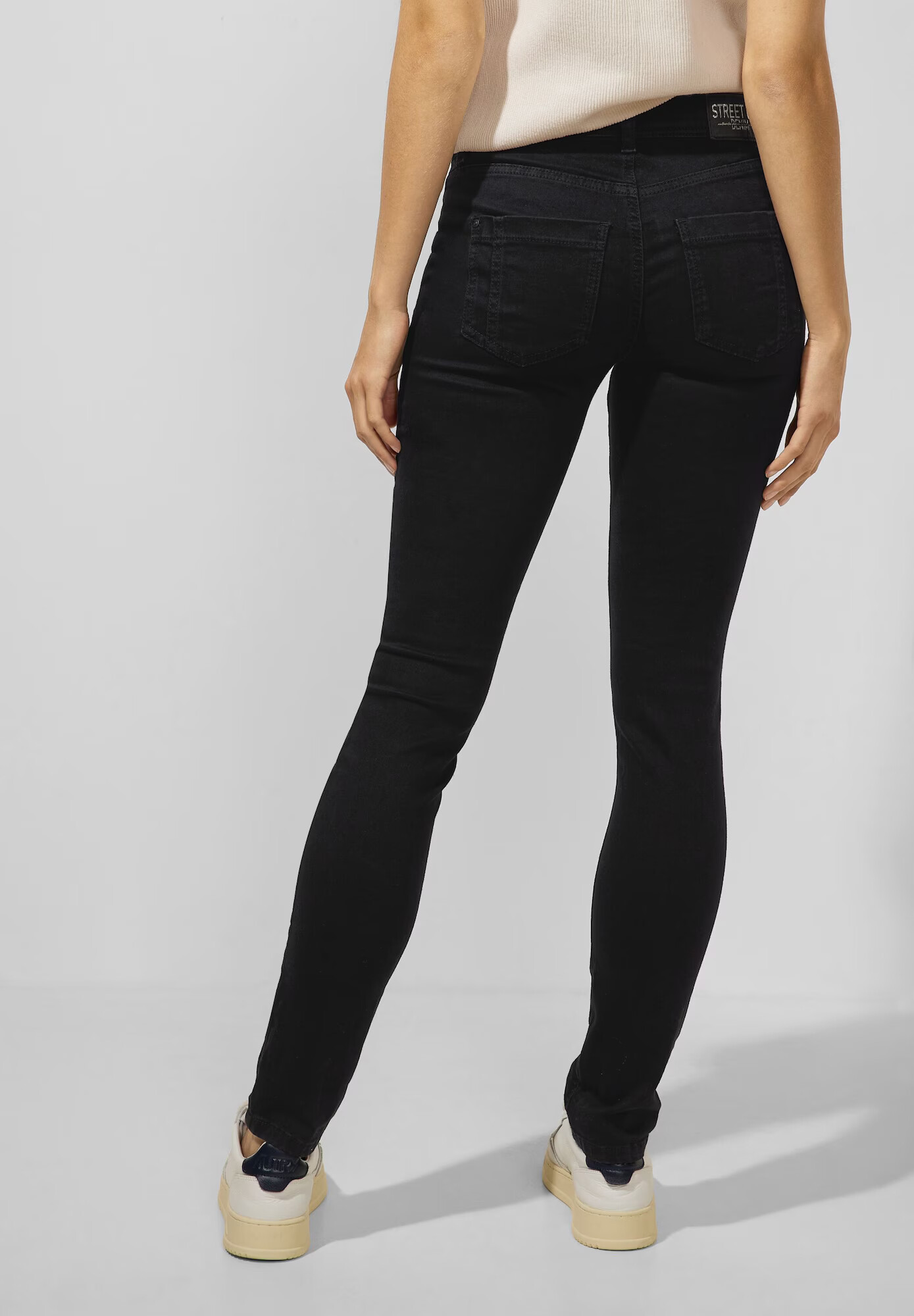 STREET ONE Jeans negru denim - Pled.ro